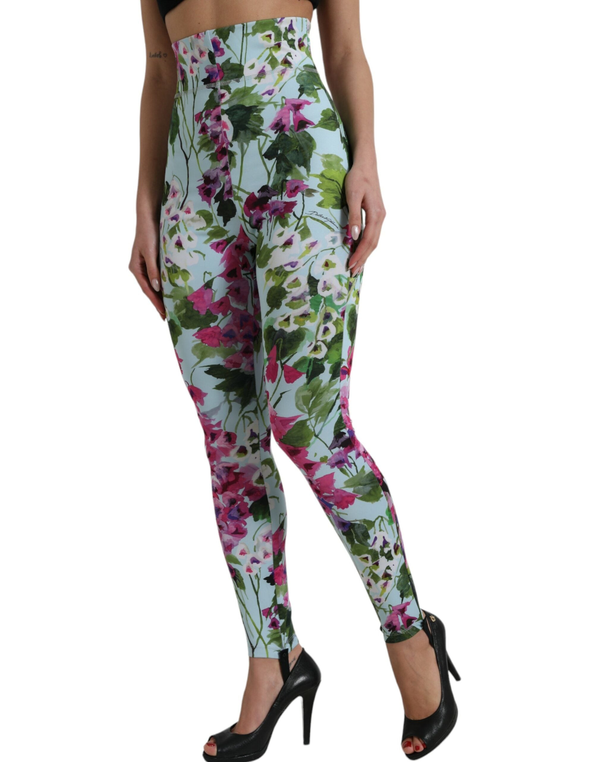 Leggings Dolce & Gabbana multicolores fleuris