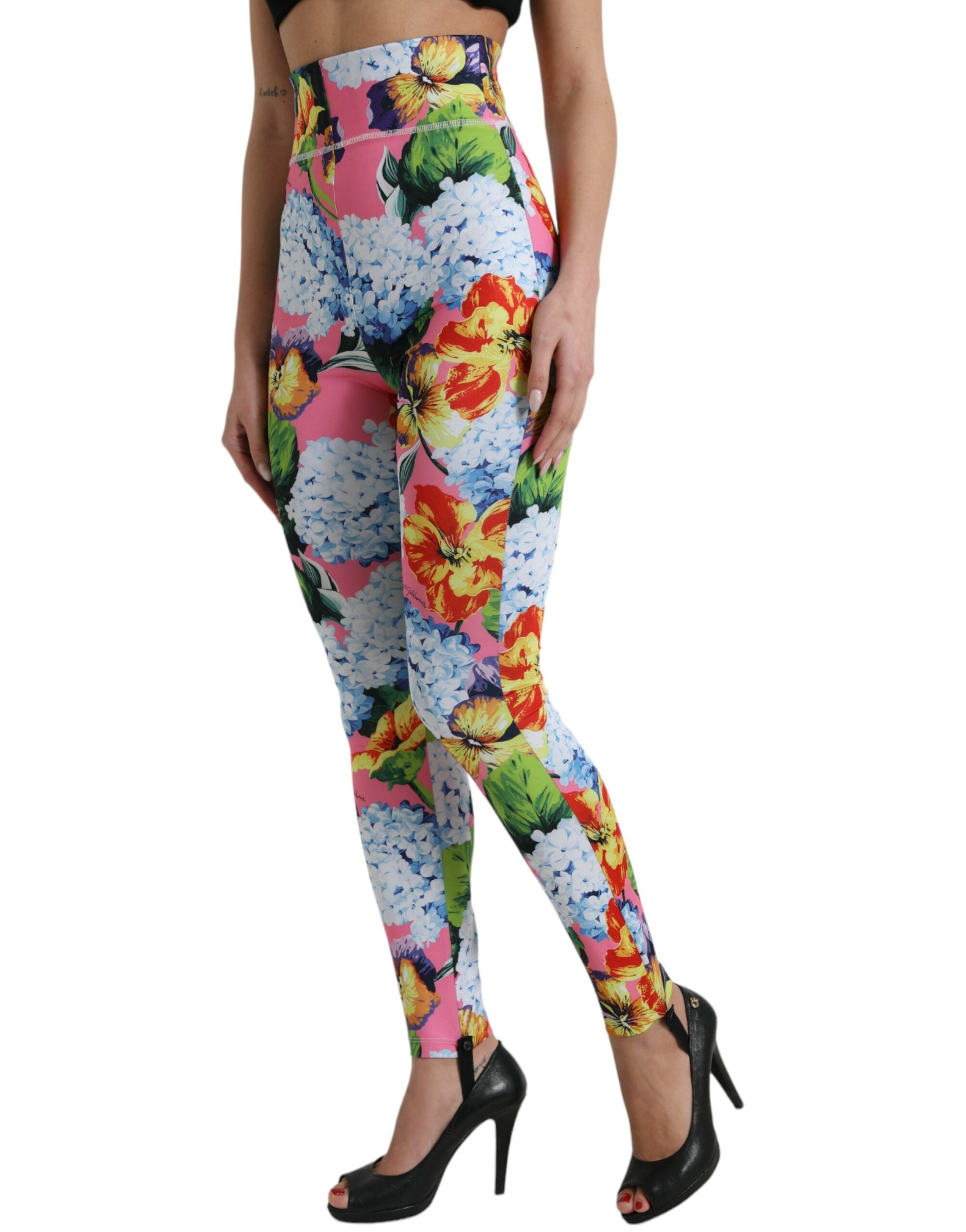 Leggings Dolce & Gabbana multicolores fleuris