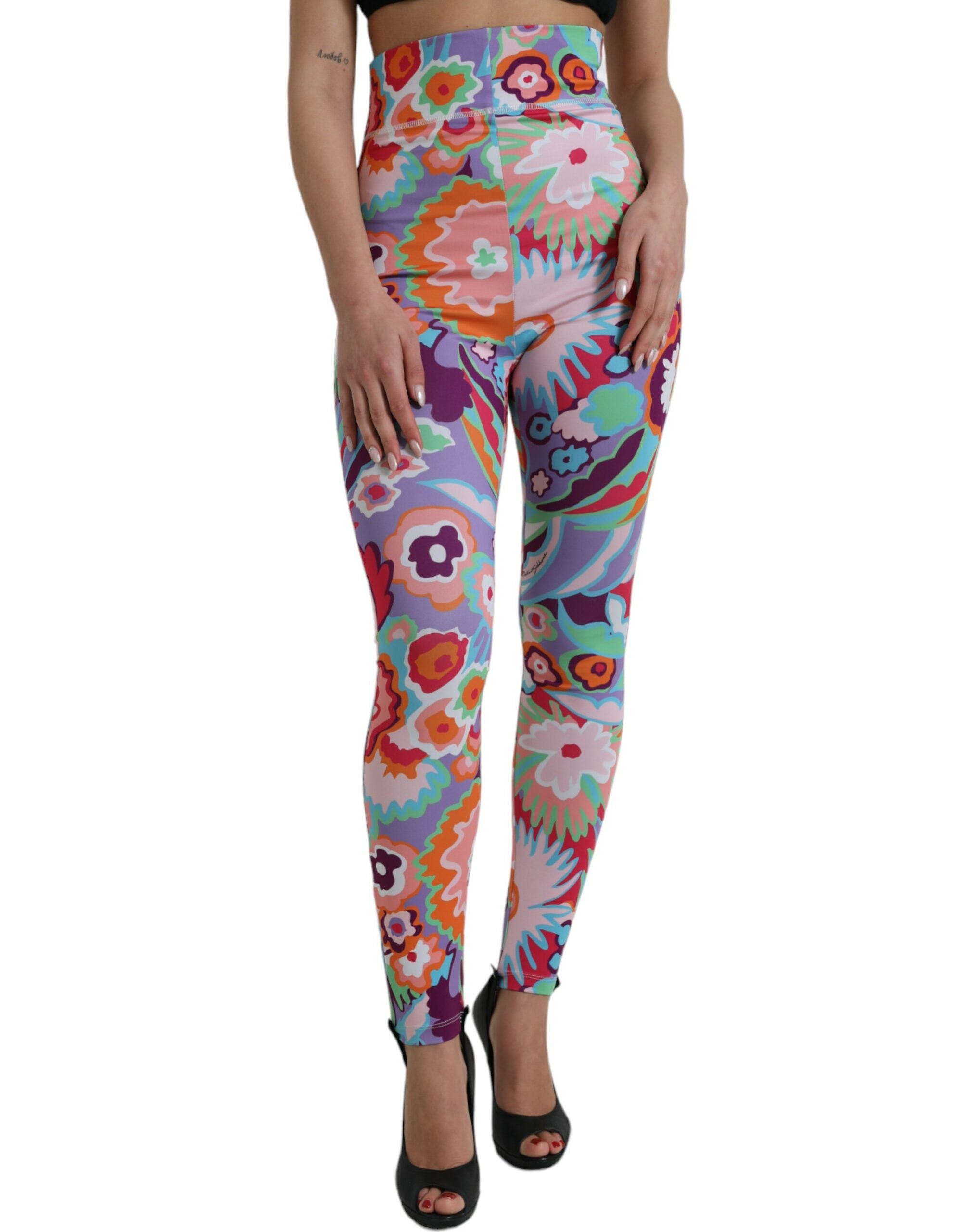 Leggings Dolce & Gabbana multicolores floraux