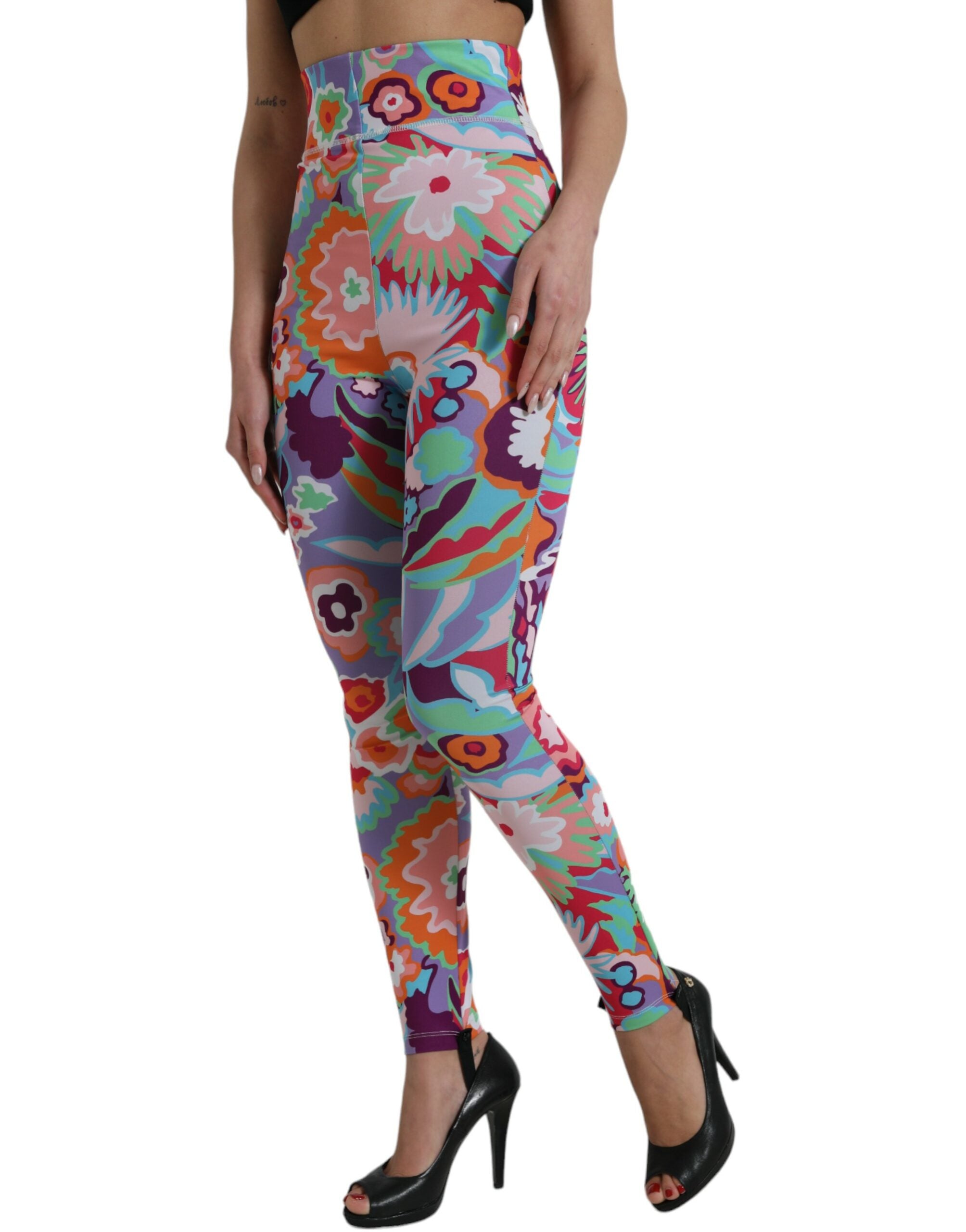 Leggings Dolce & Gabbana multicolores floraux