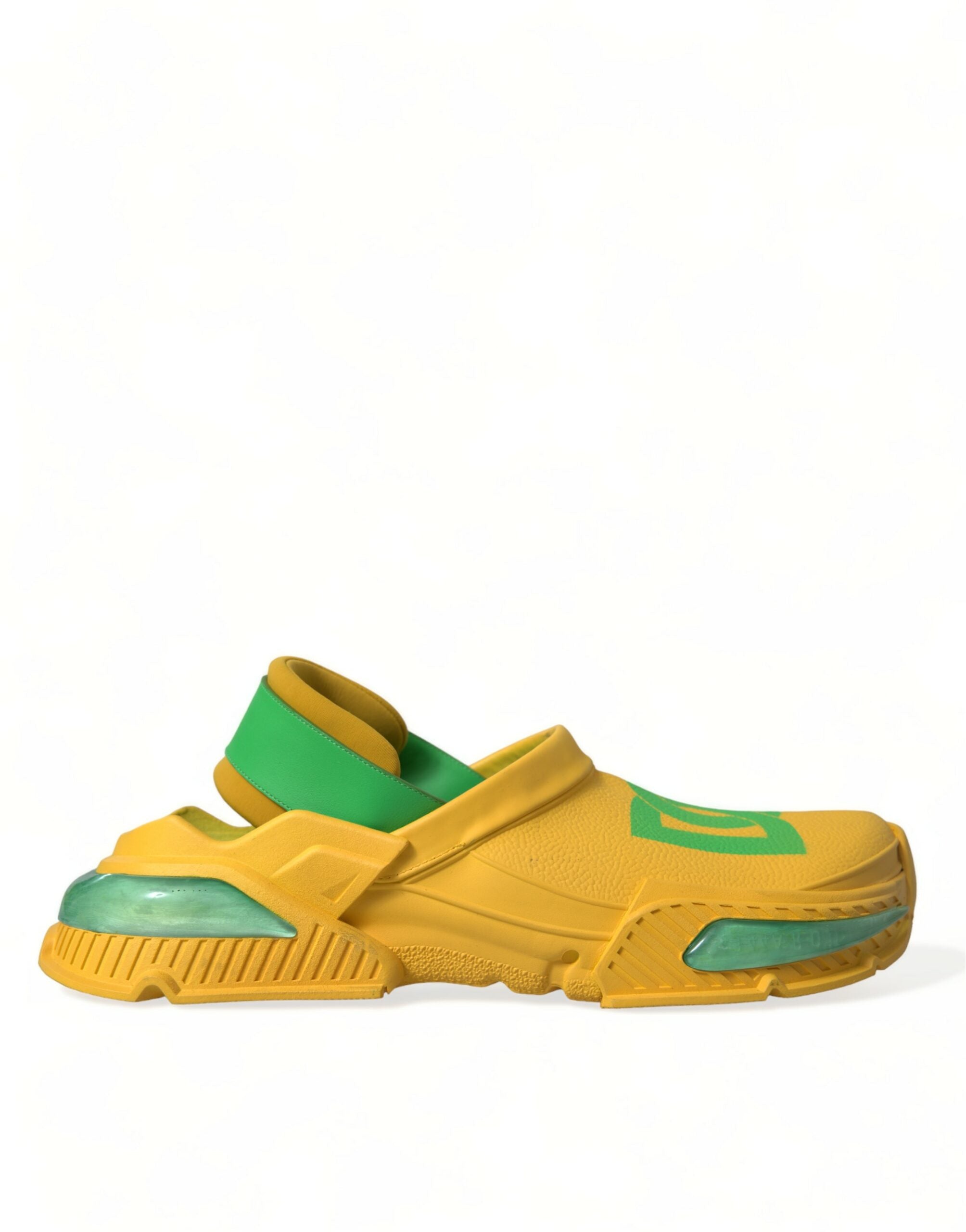 Sabots Dolce & Gabbana jaunes et verts