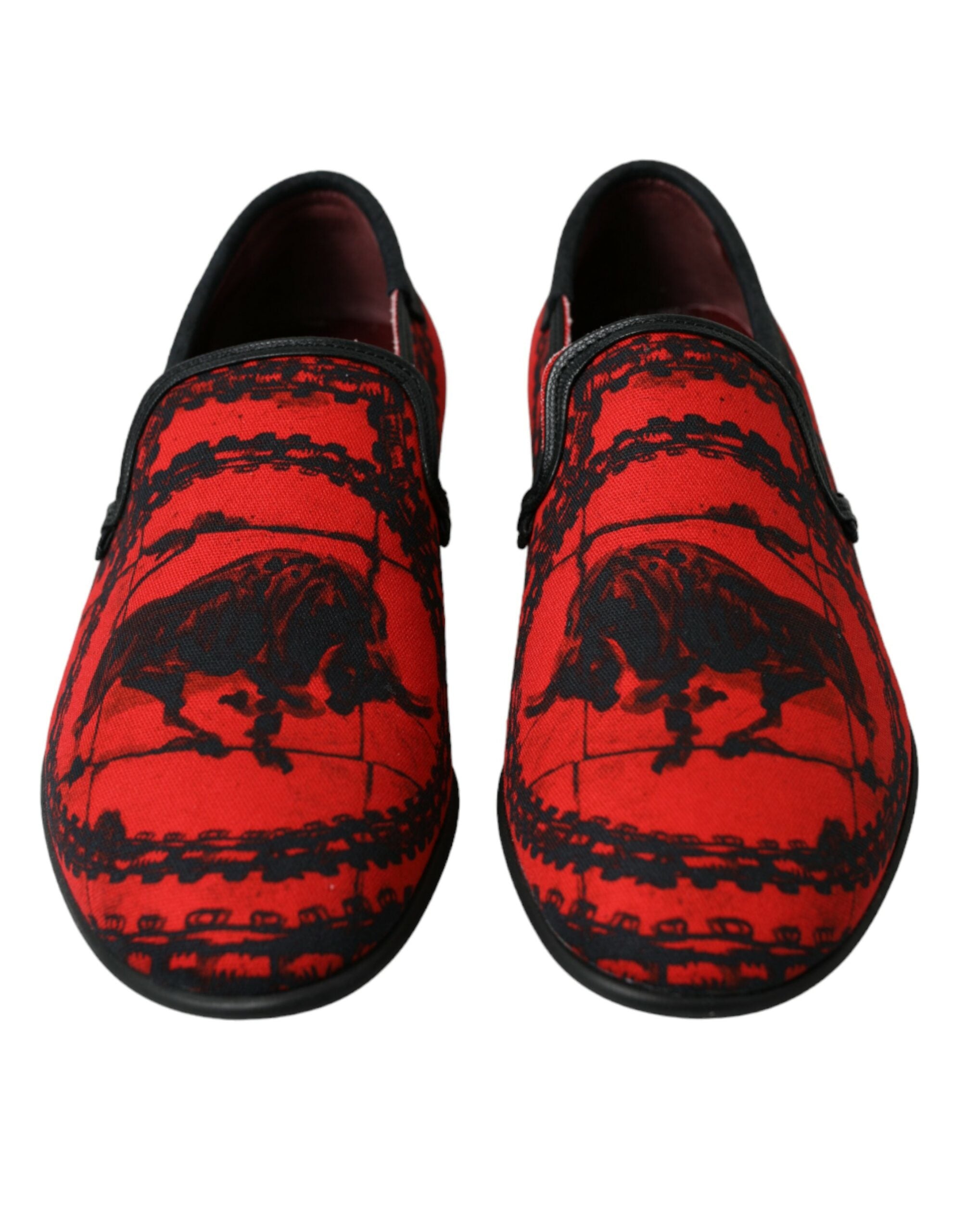Mocassins Dolce & Gabbana Torero rouges et noirs
