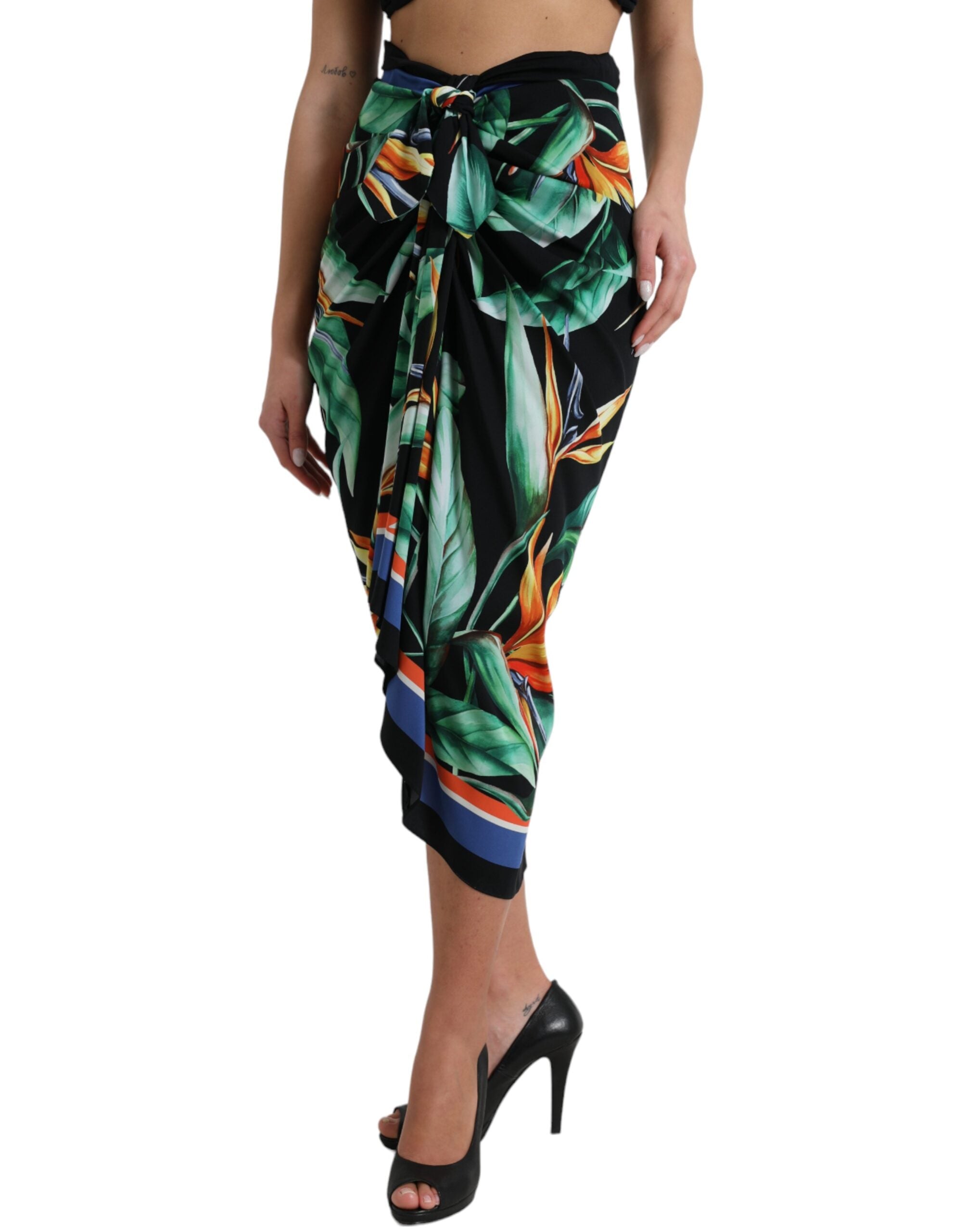 Jupe DOLCE & GABBANA wrap noire