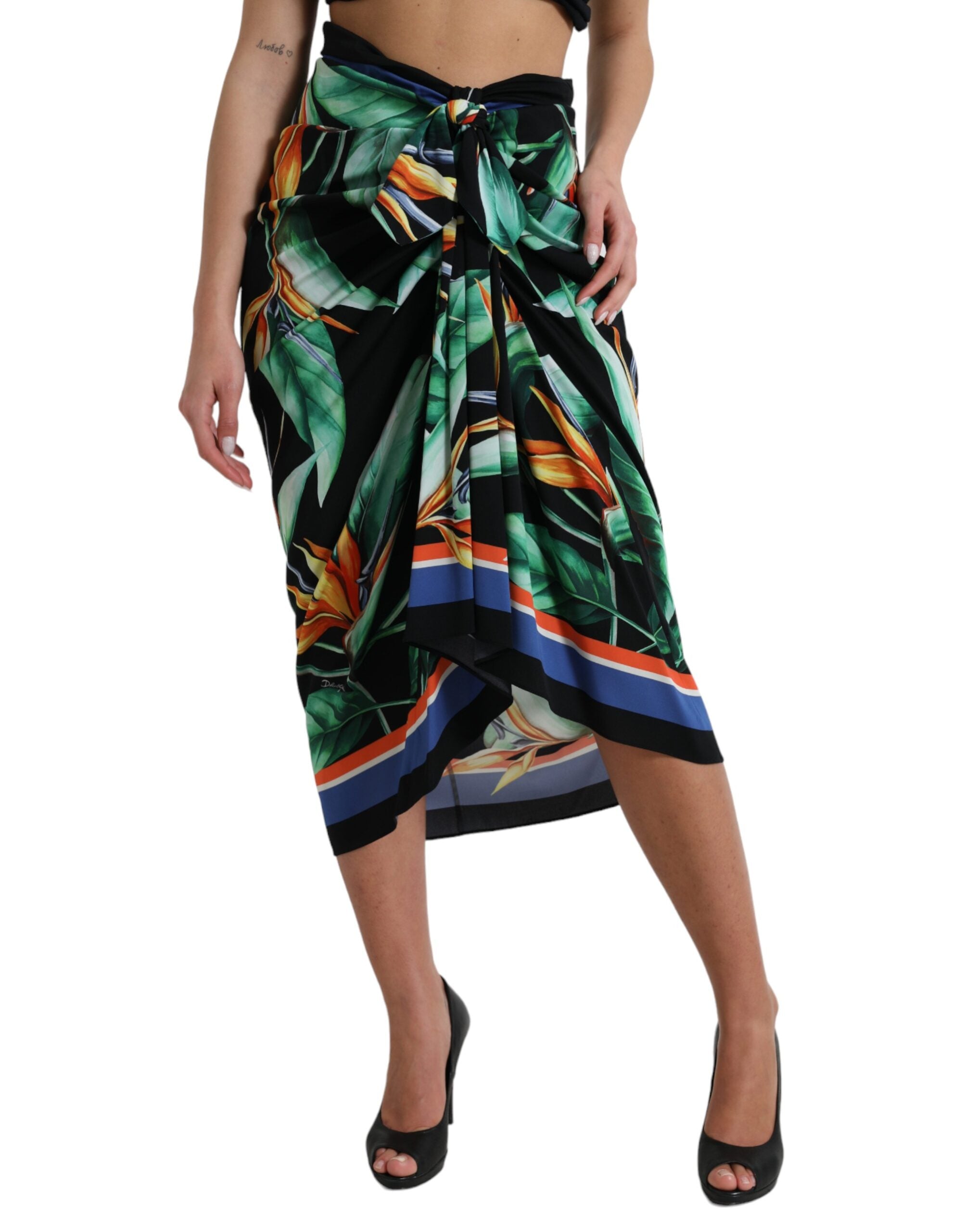 Jupe DOLCE & GABBANA wrap noire