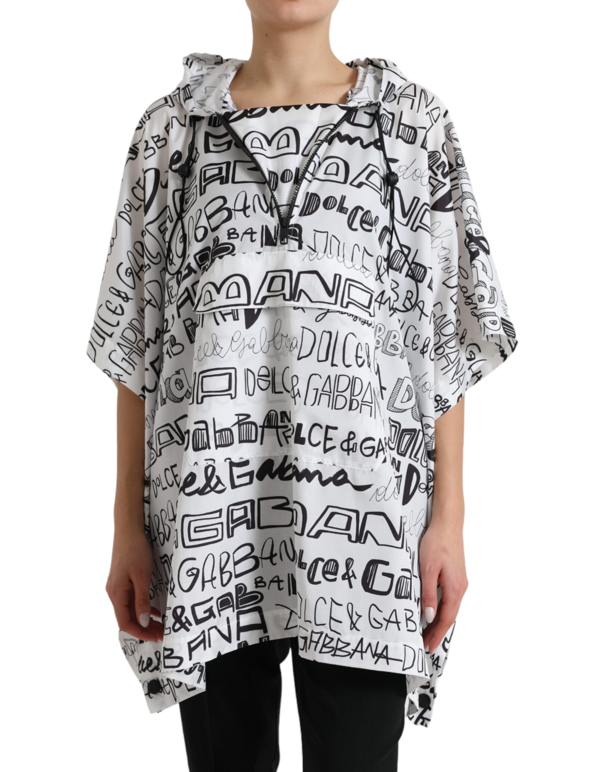 T-shirt Dolce & Gabbana à capuche blanc