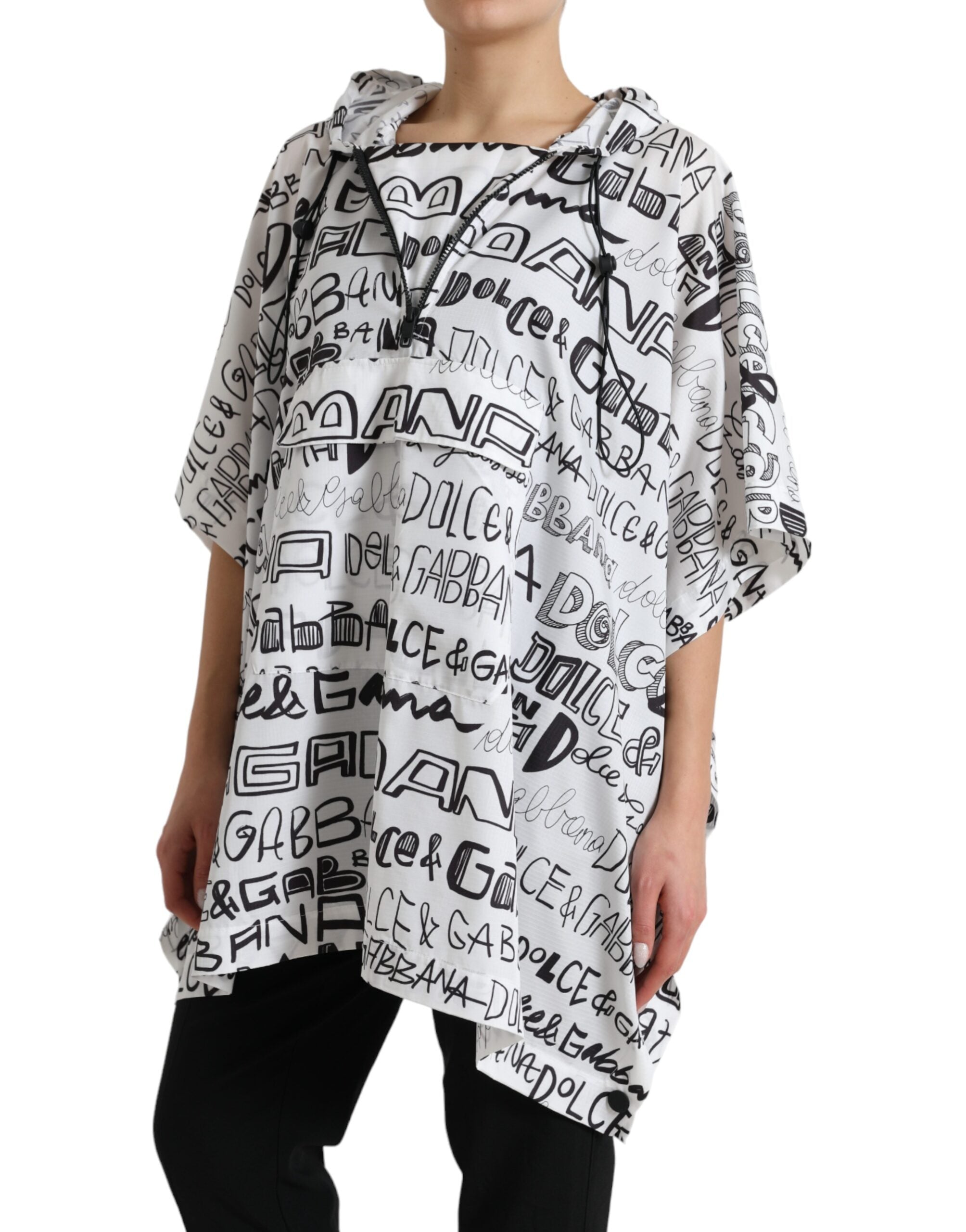 T-shirt Dolce & Gabbana à capuche blanc