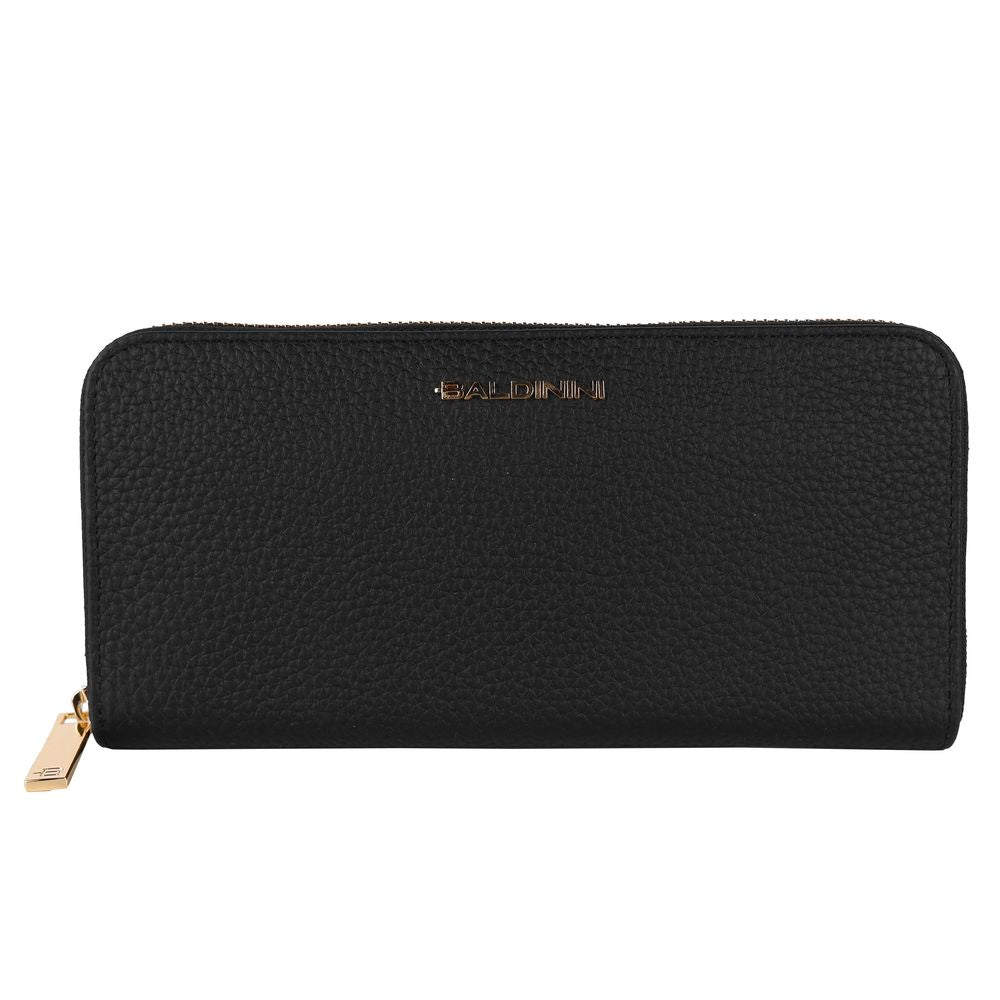 Portefeuille Baldinini en cuir noir