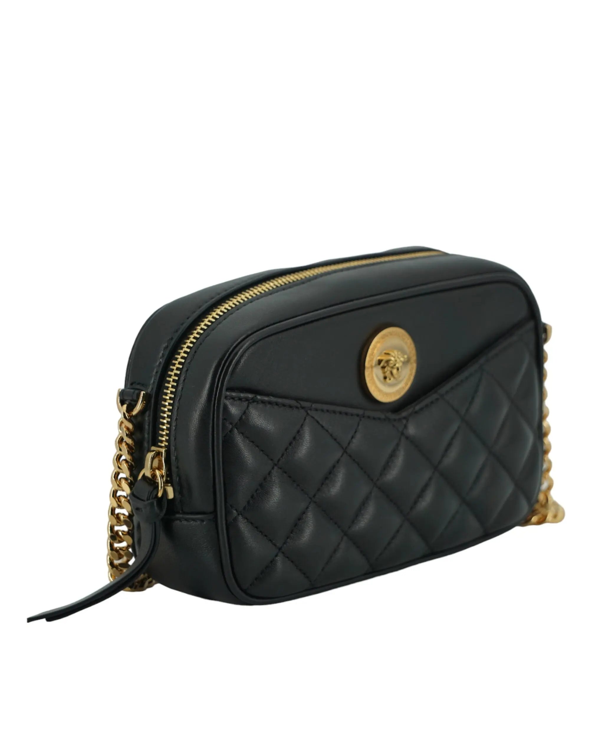 Mini sac bandoulière Versace noir Versace