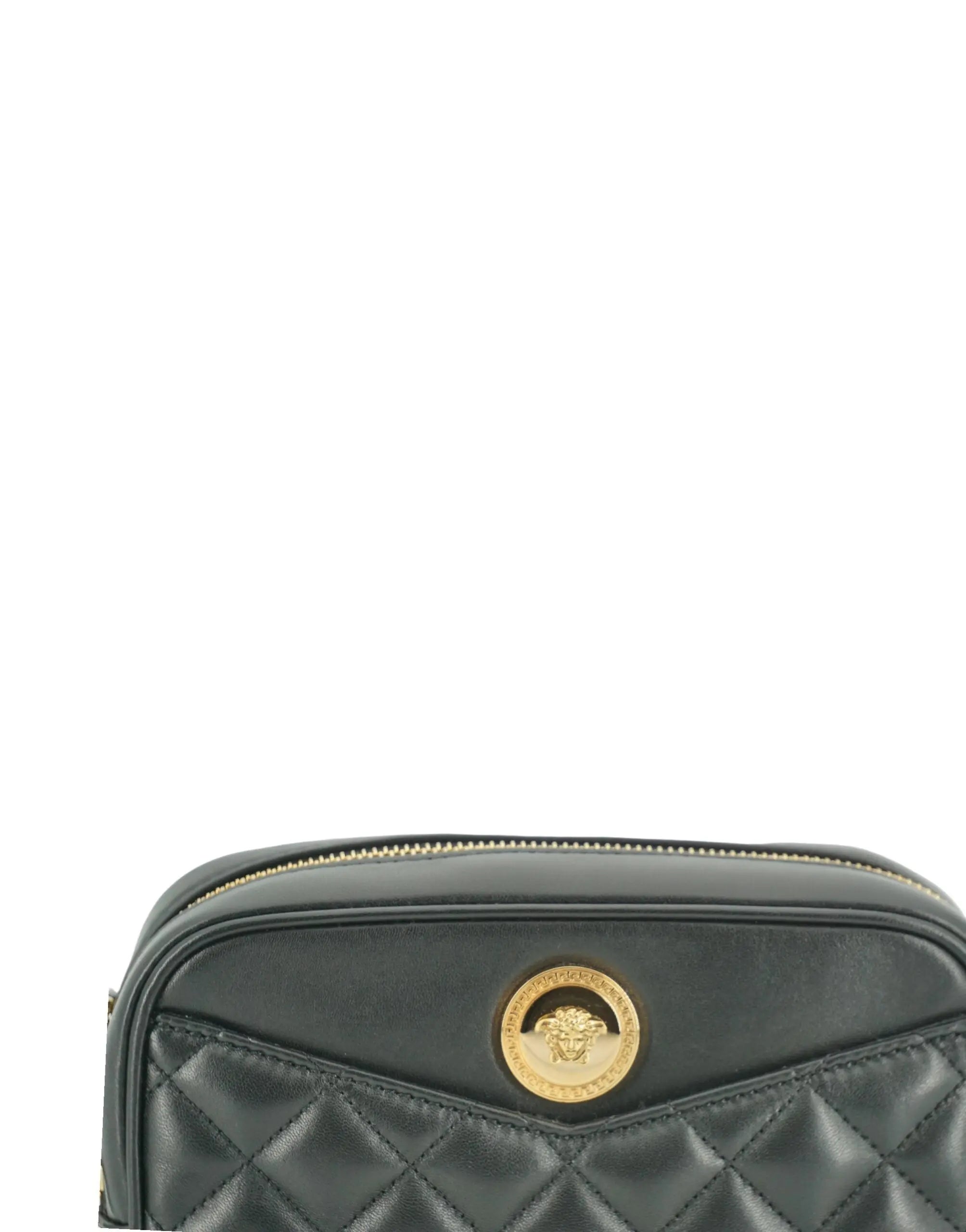 Mini sac bandoulière Versace noir Versace