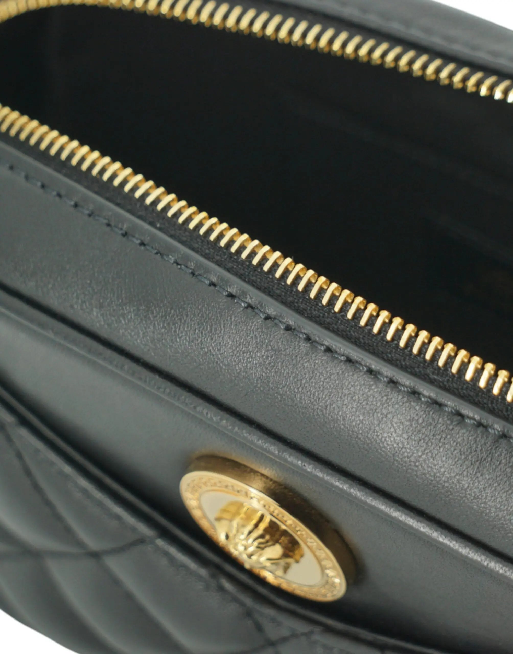 Mini sac bandoulière Versace noir Versace