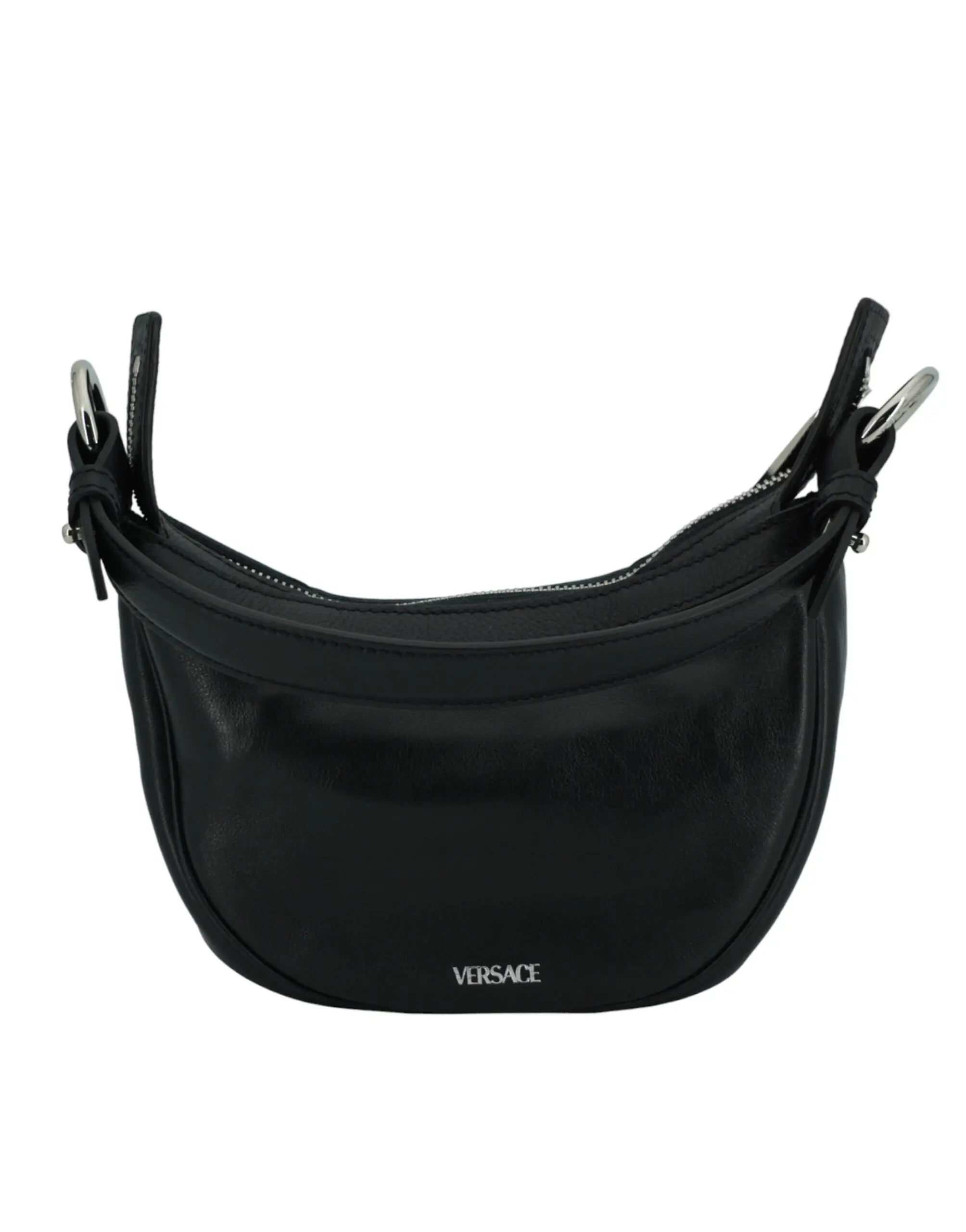 Sac bandoulière Versace Mini Hobo noir Versace