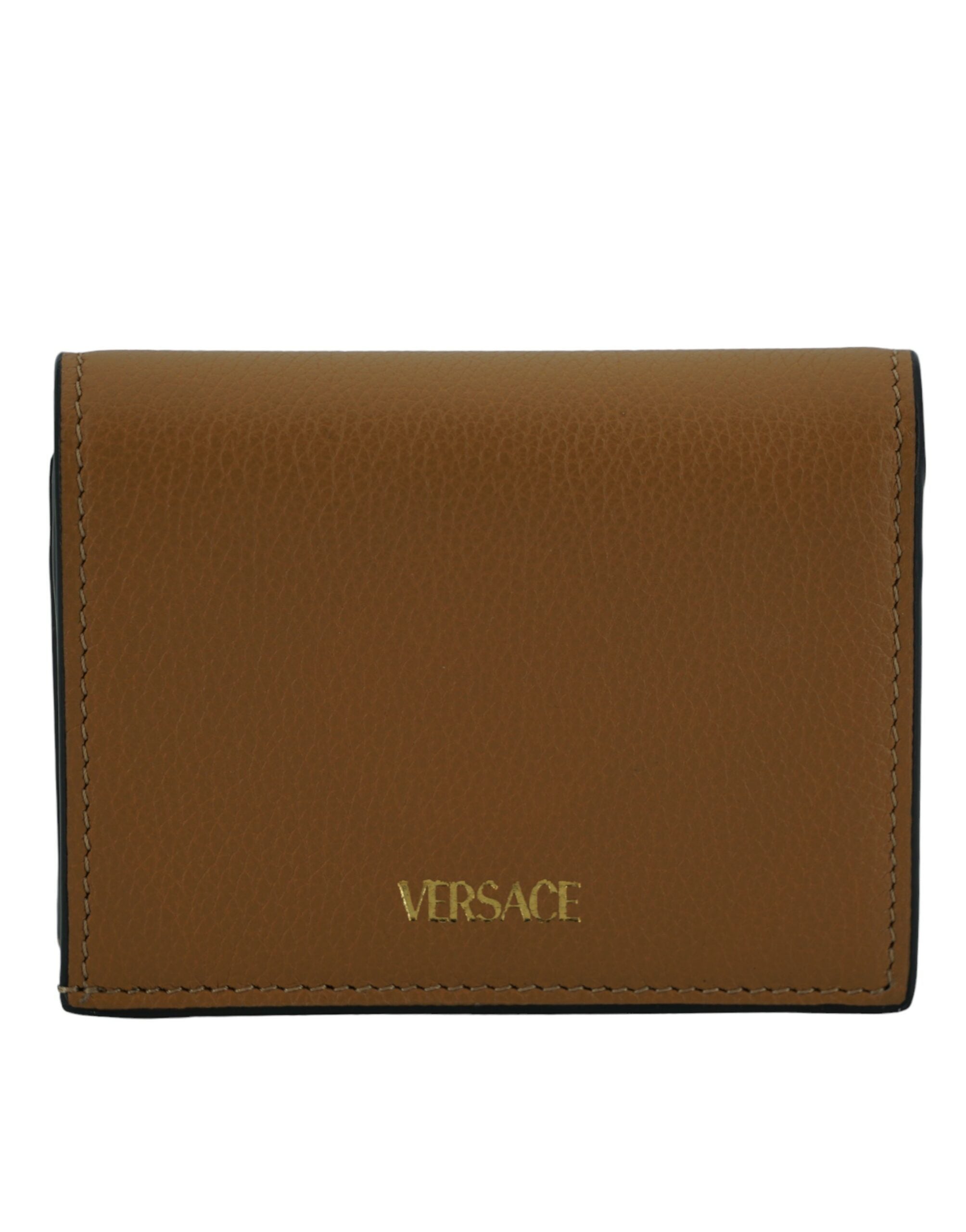 Portefeuille Versace compact marron