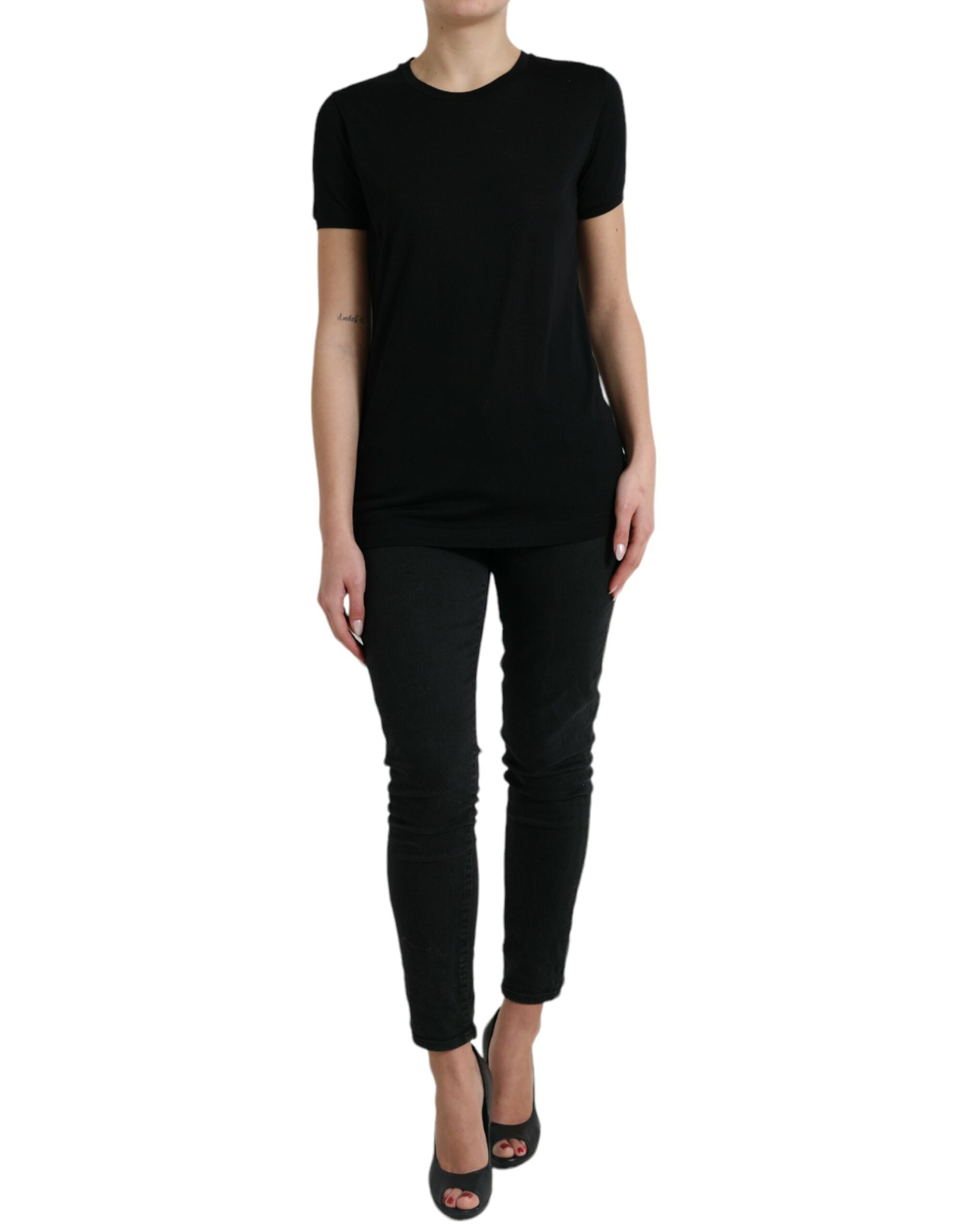 T-shirt Dolce & Gabbana crew neck noir
