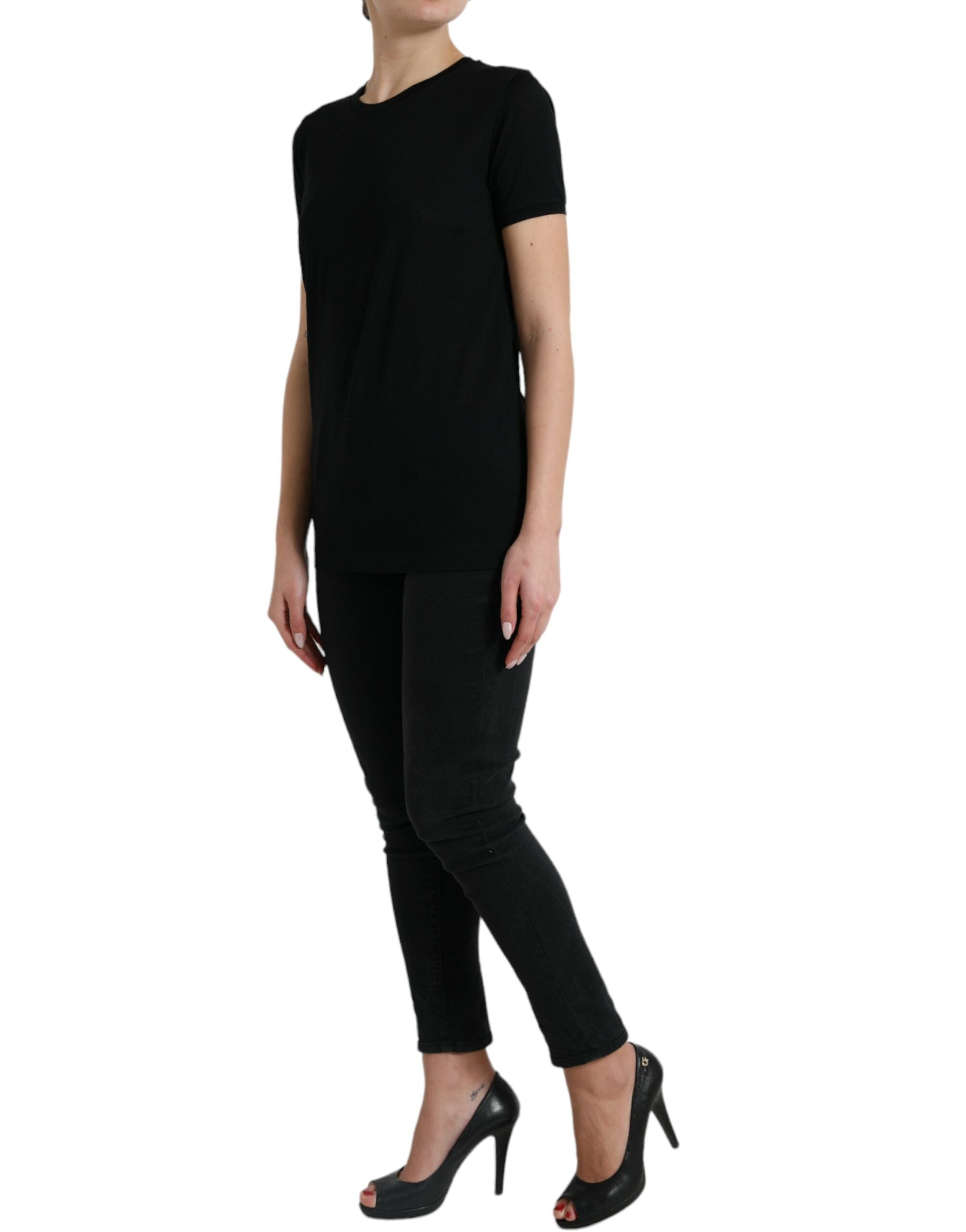 T-shirt Dolce & Gabbana crew neck noir