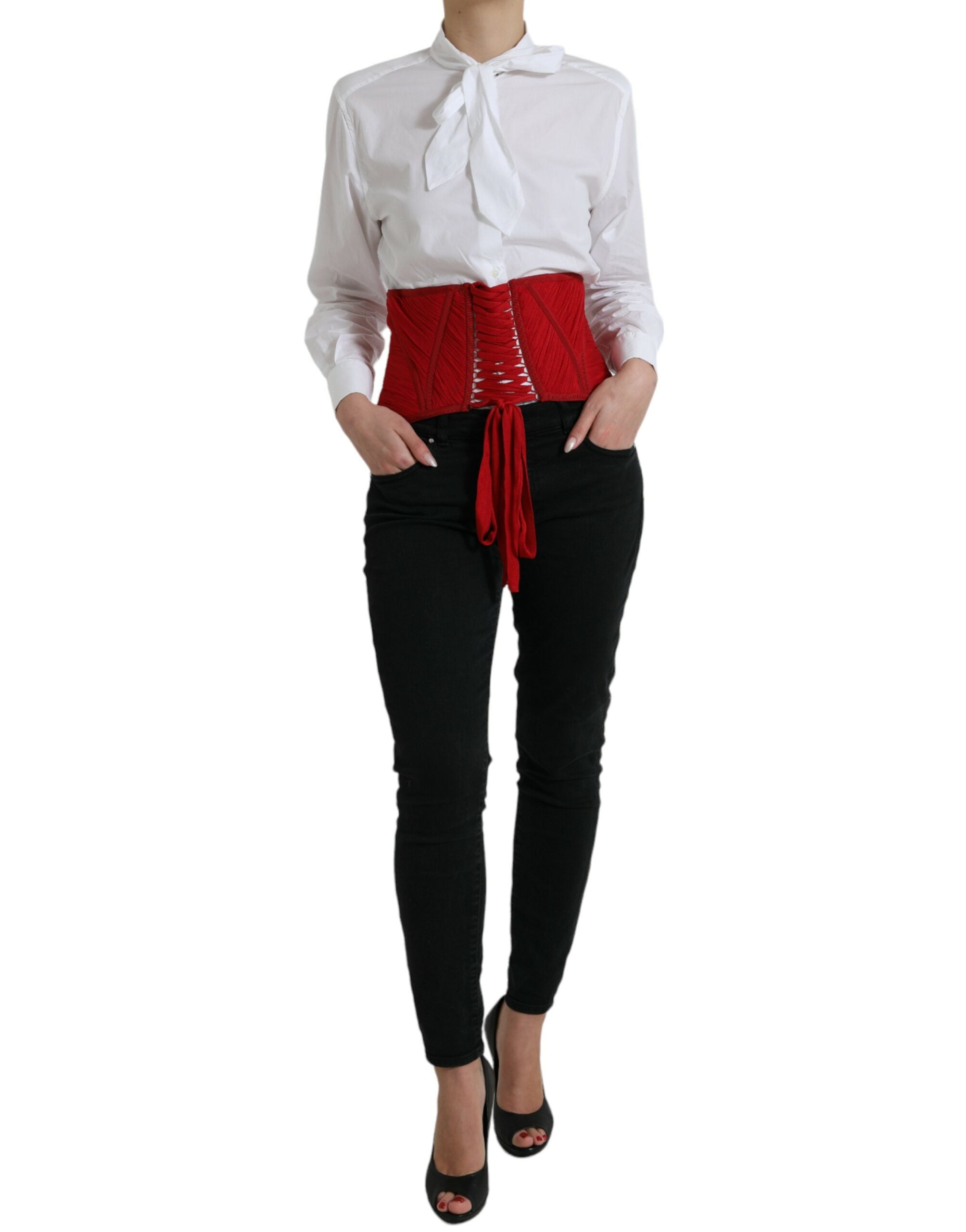 Ceinture Dolce & Gabbana rouge