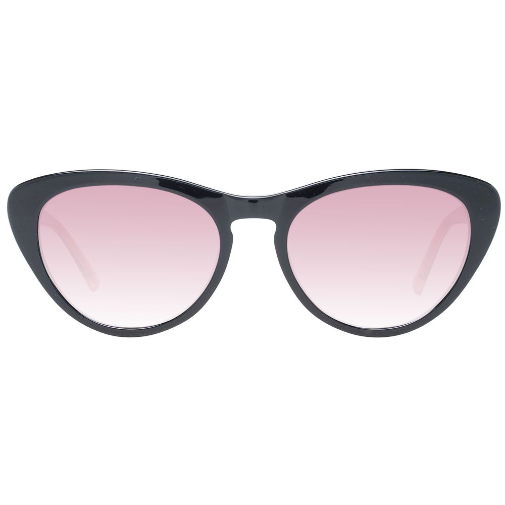Lunettes de soleil Cat Eye noires rose
