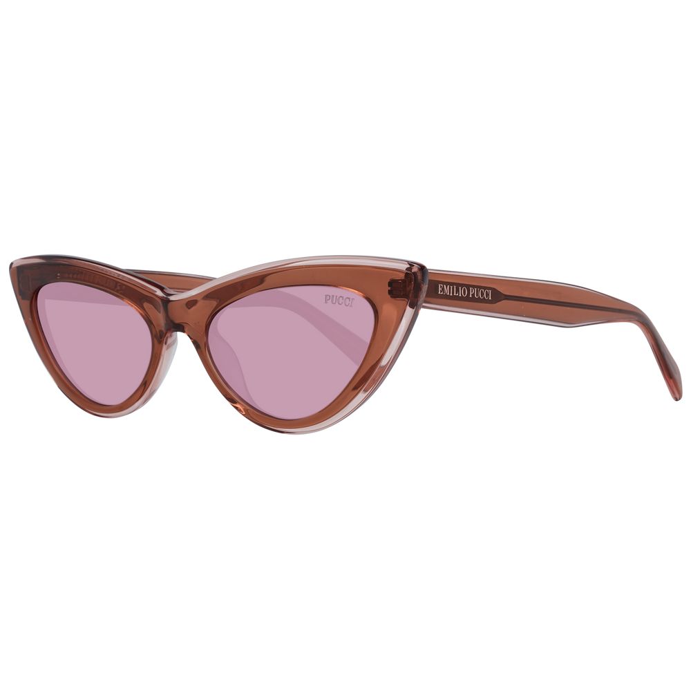 Lunettes de soleil brunes bordeaux