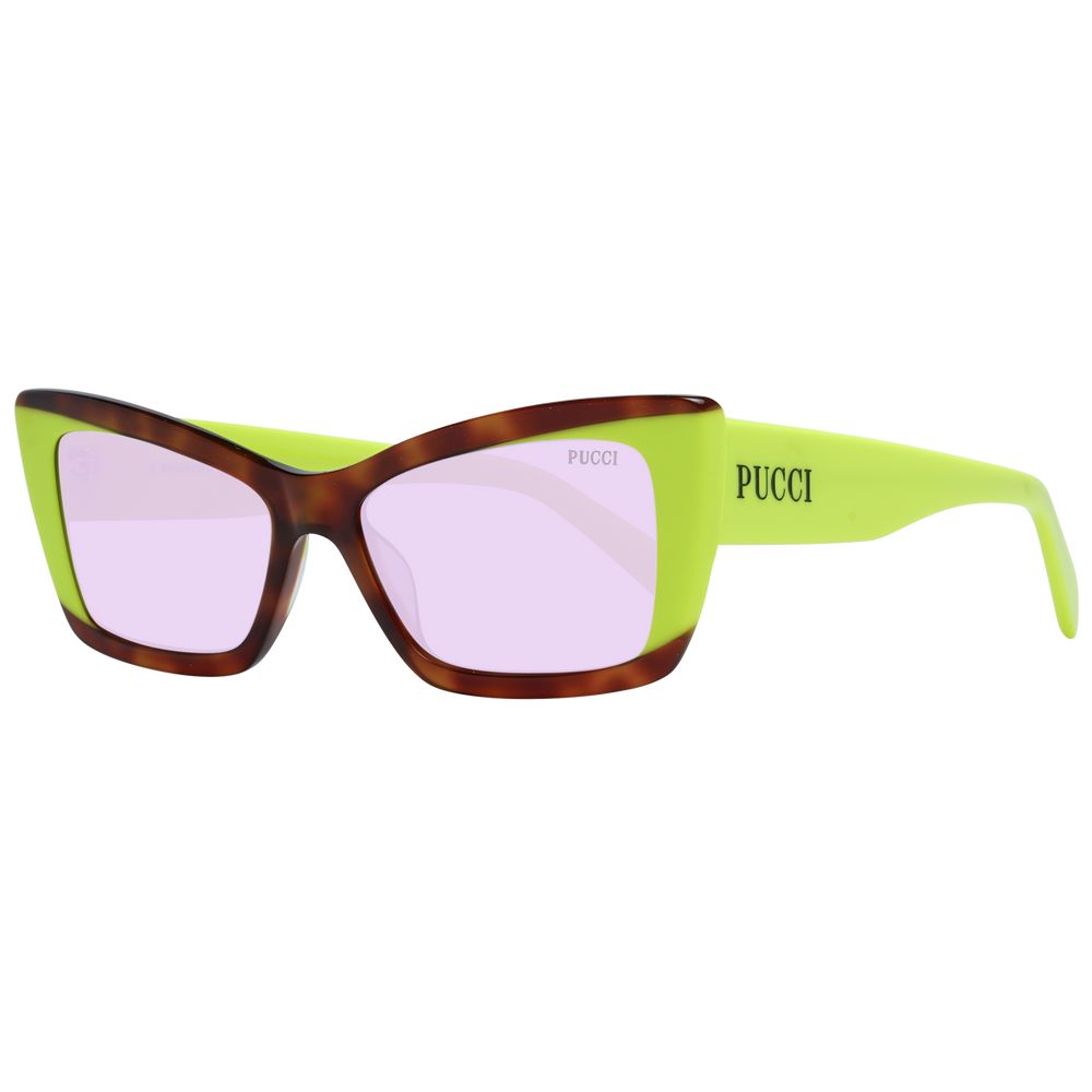 Lunettes de soleil multicolores violettes
