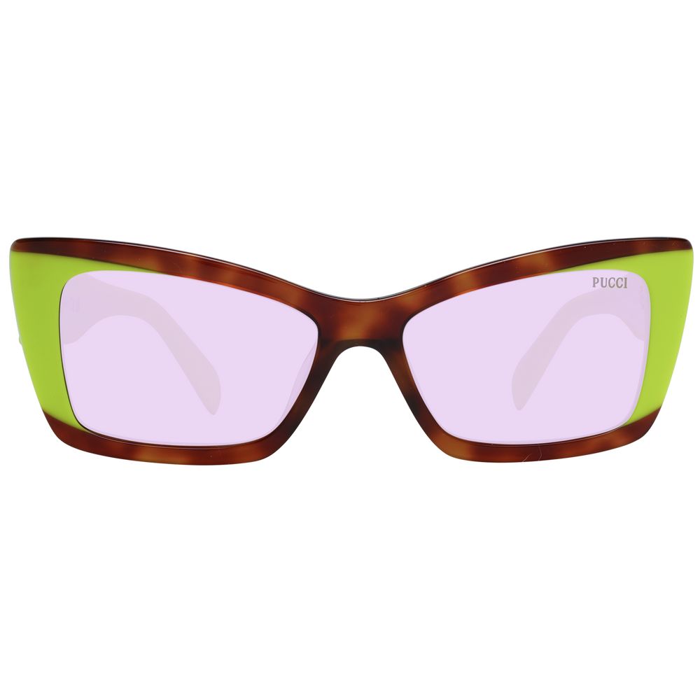 Lunettes de soleil multicolores violettes
