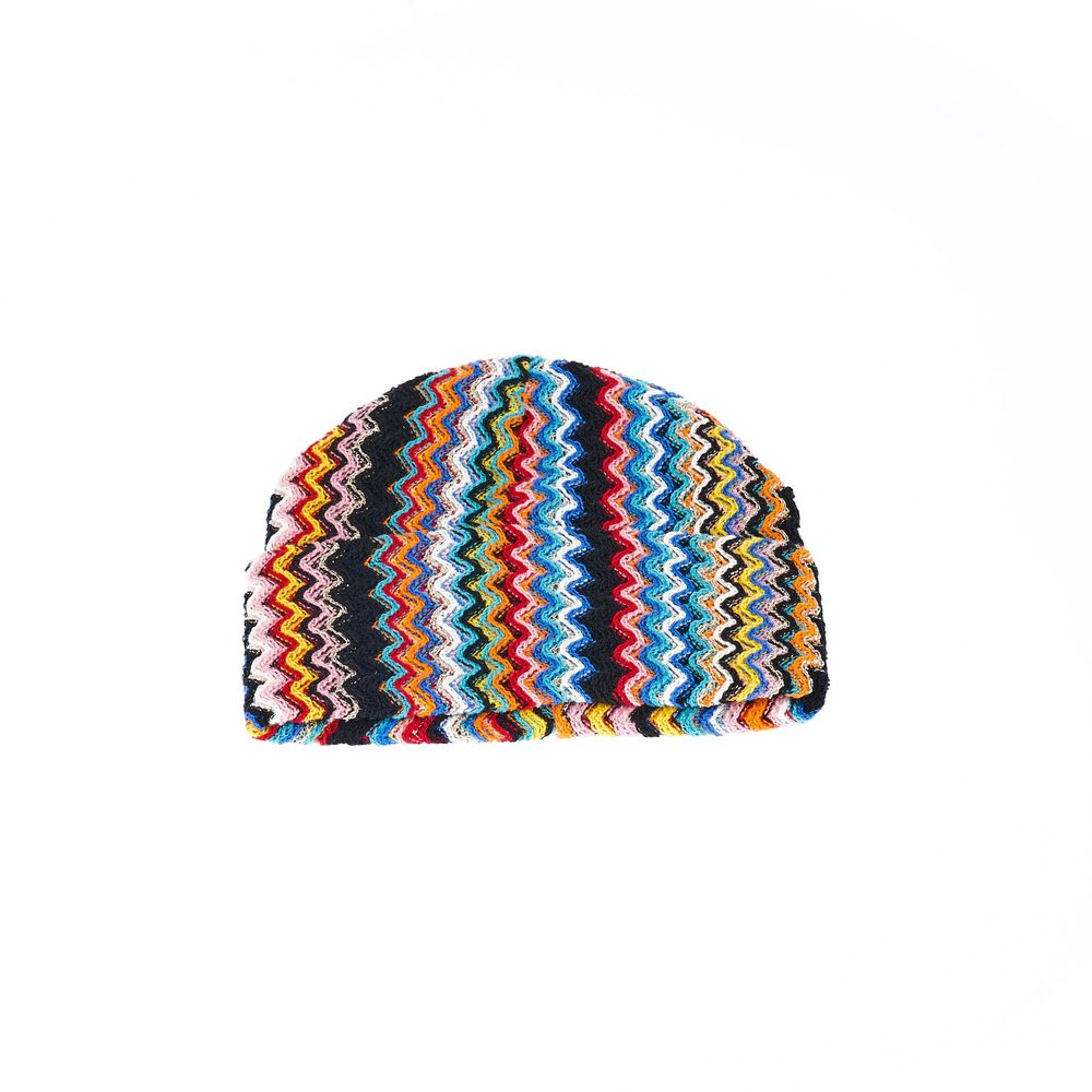 Chapeau Missoni multicolore en laine