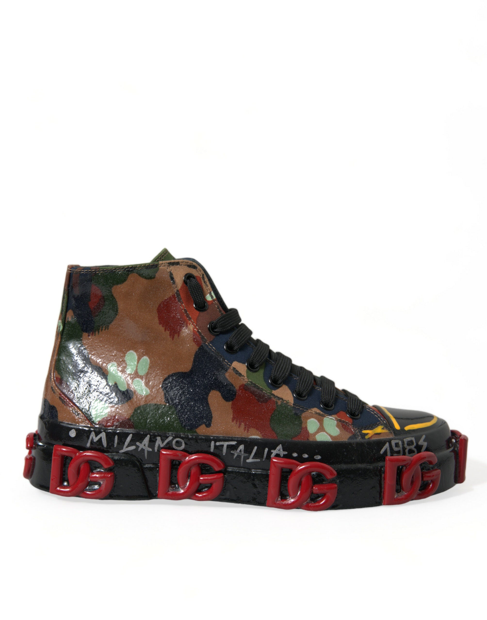Baskets Dolce & Gabbana camouflage multicolores