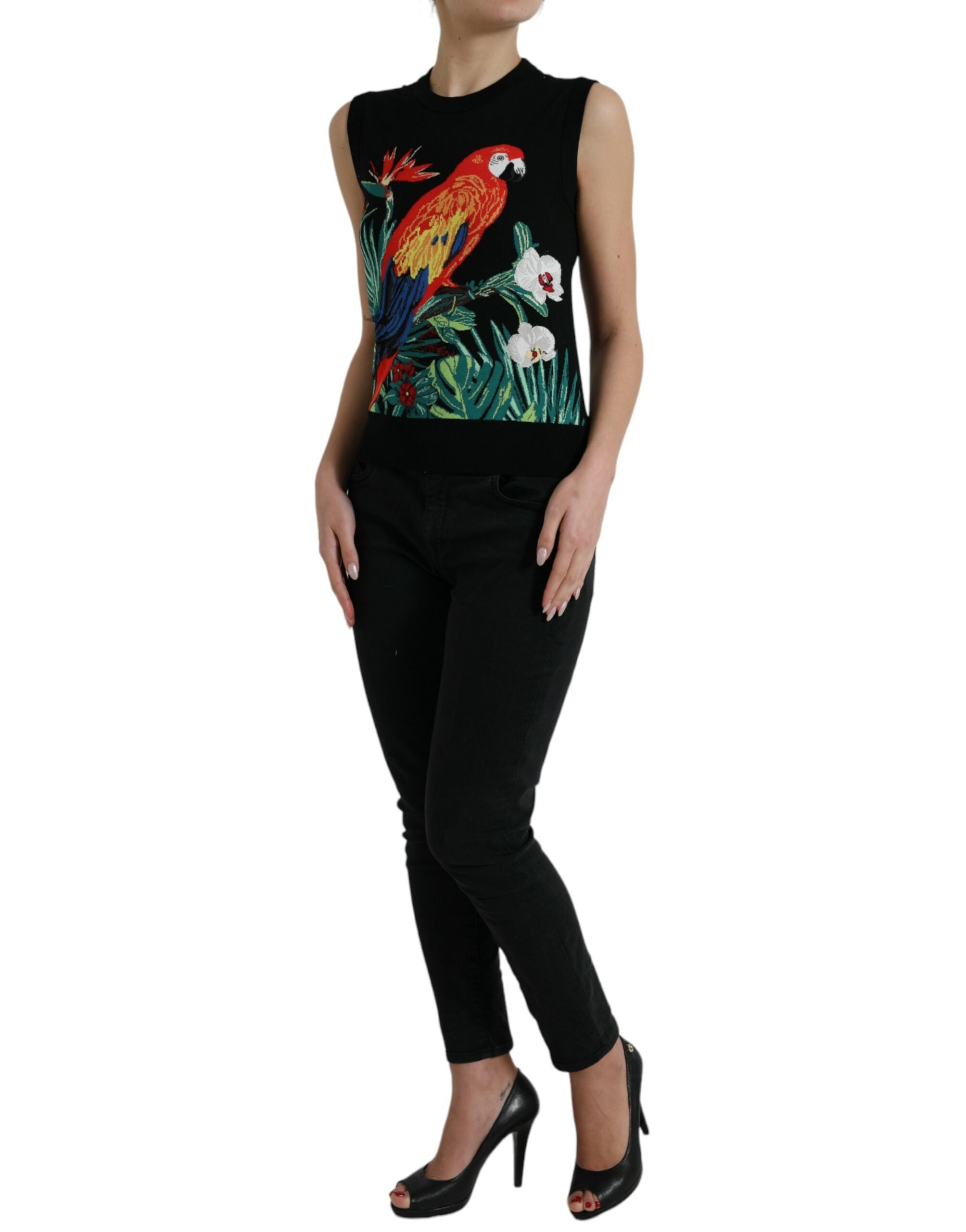 Débardeur Dolce & Gabbana Jungle noir