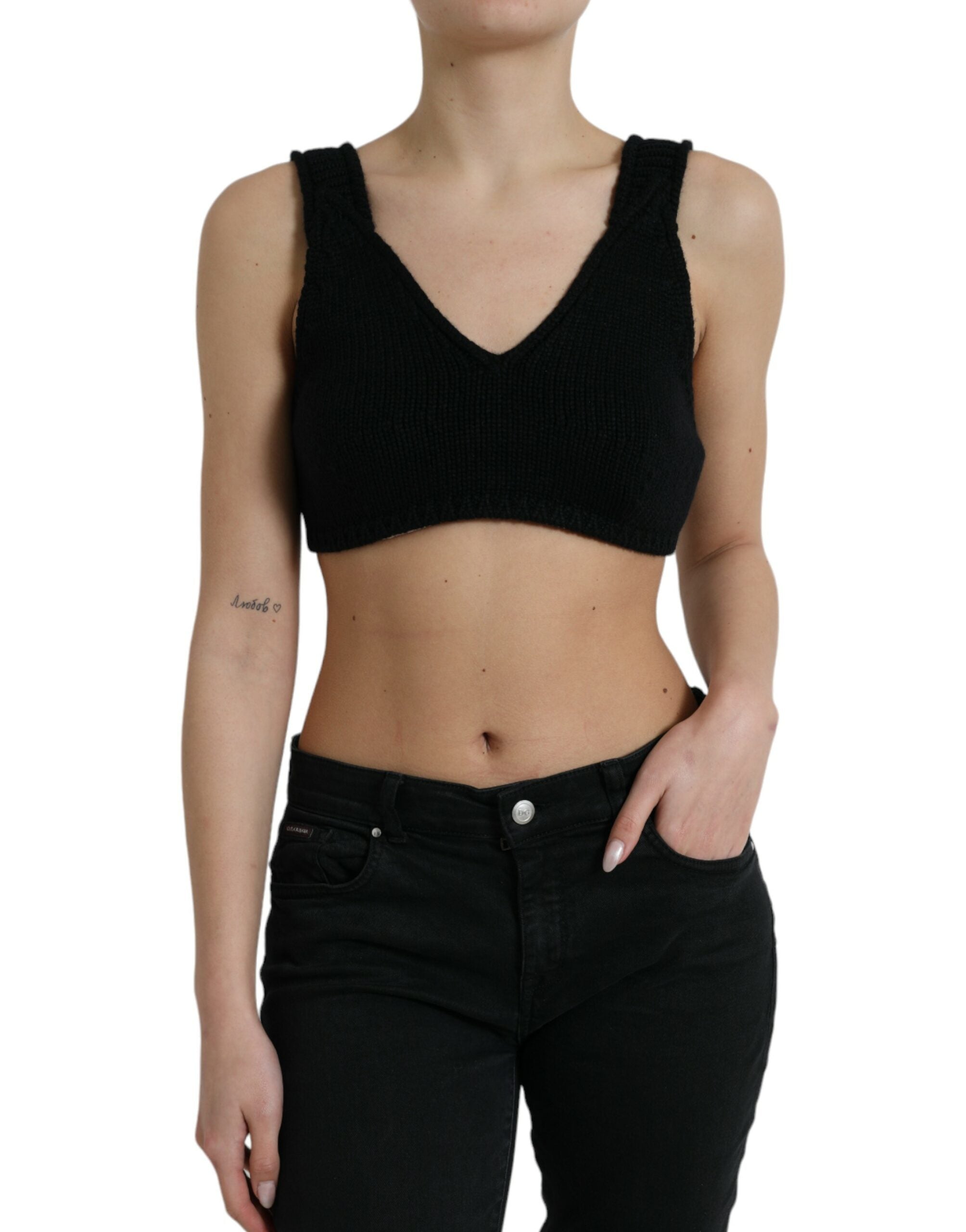 Top DOLCE & GABBANA Bustier noir