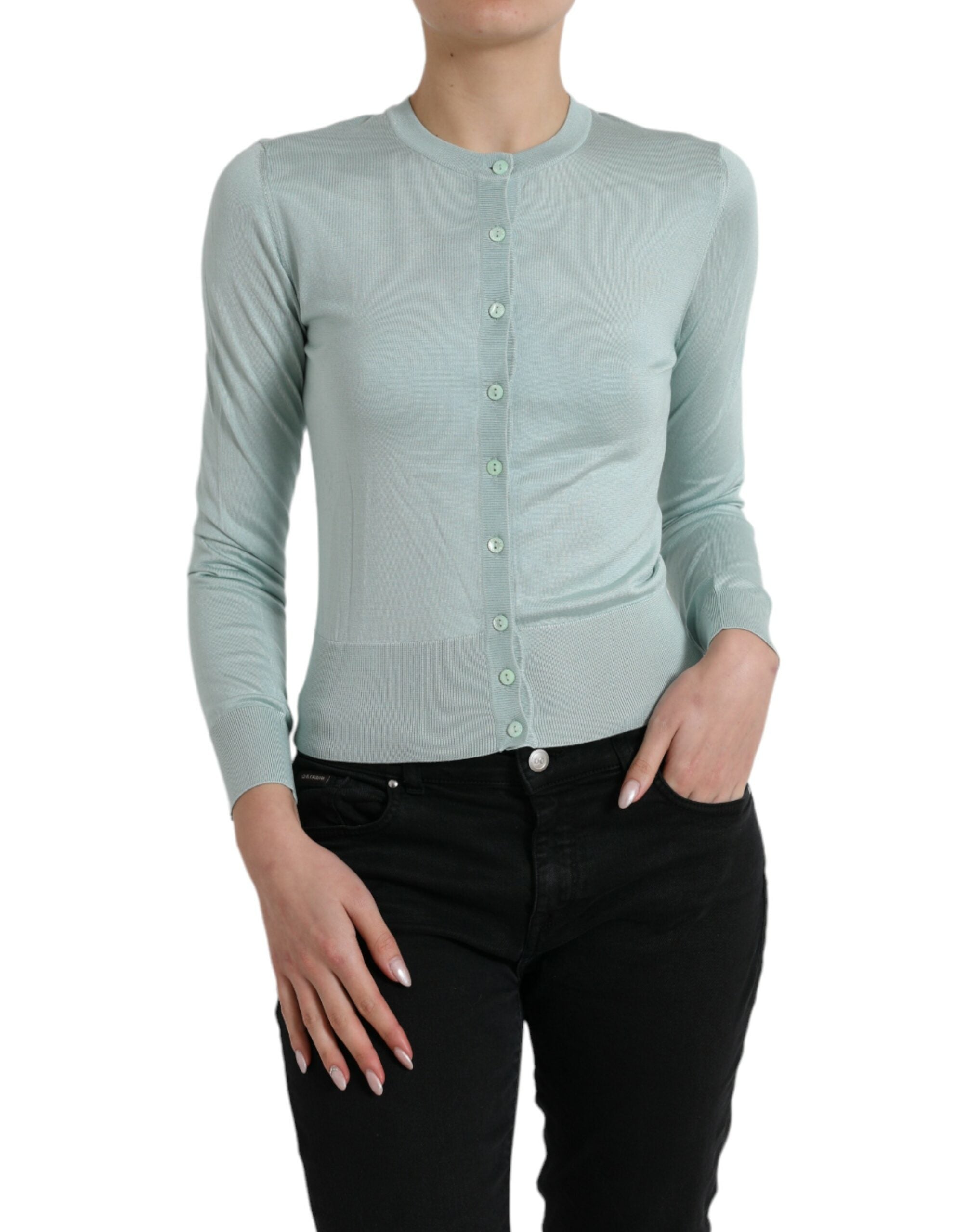 Cardigan Dolce & Gabbana bleu clair