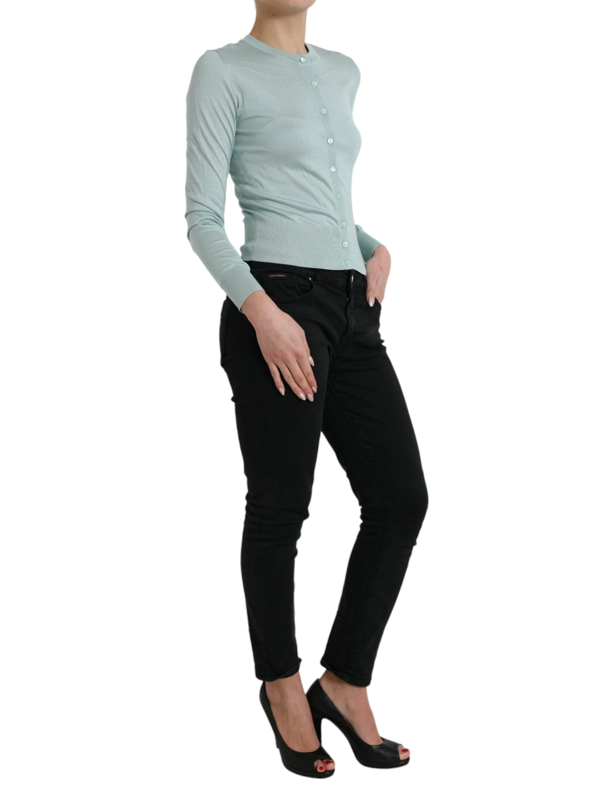 Cardigan Dolce & Gabbana bleu clair