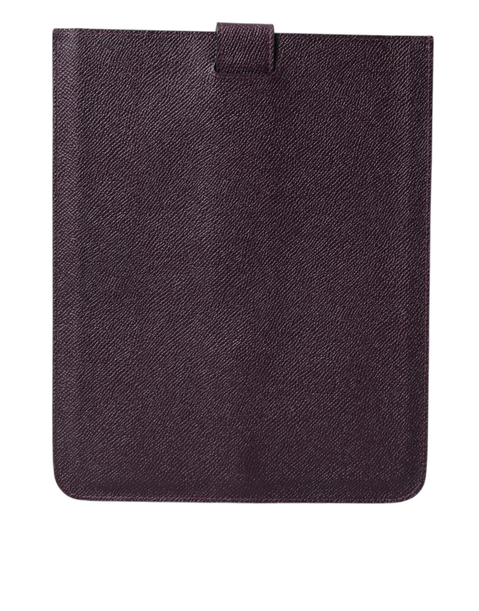 Housse Dolce & Gabbana en cuir brun