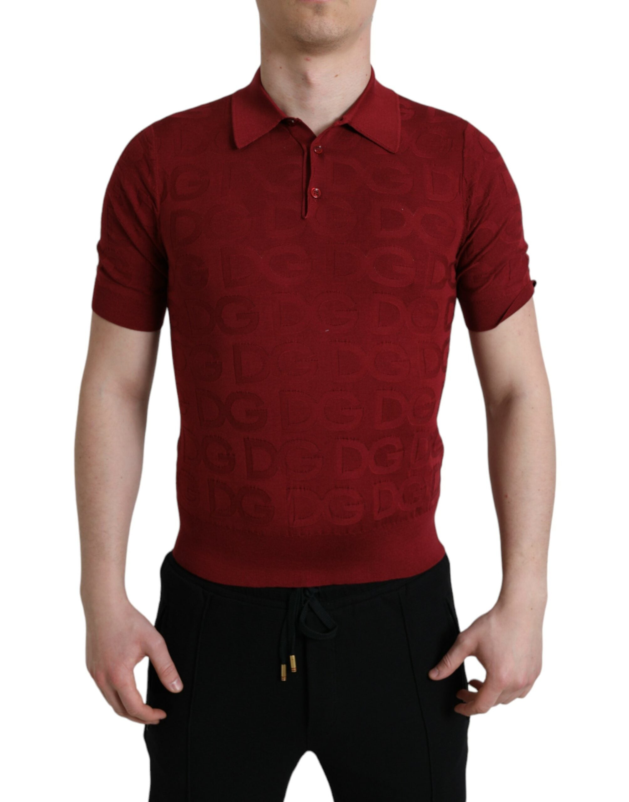 T-shirt DOLCE & GABBANA collier maroon