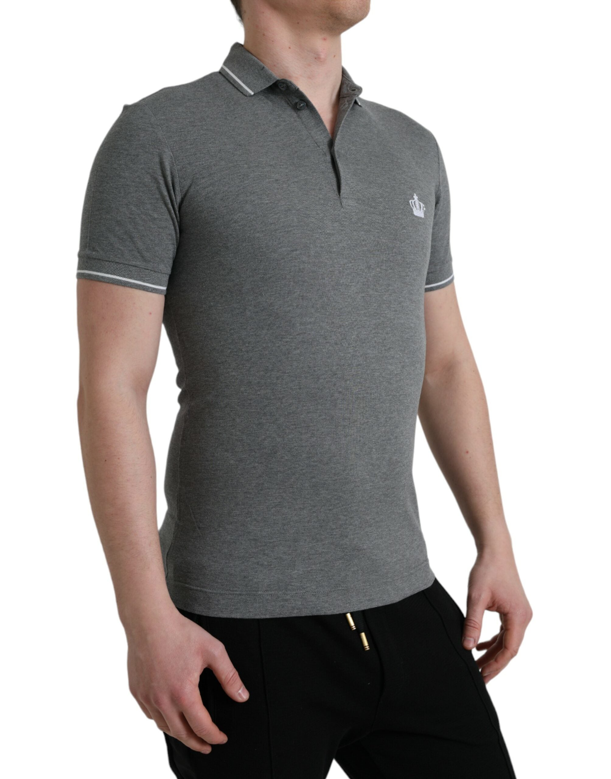 T-shirt Dolce & Gabbana collé gris