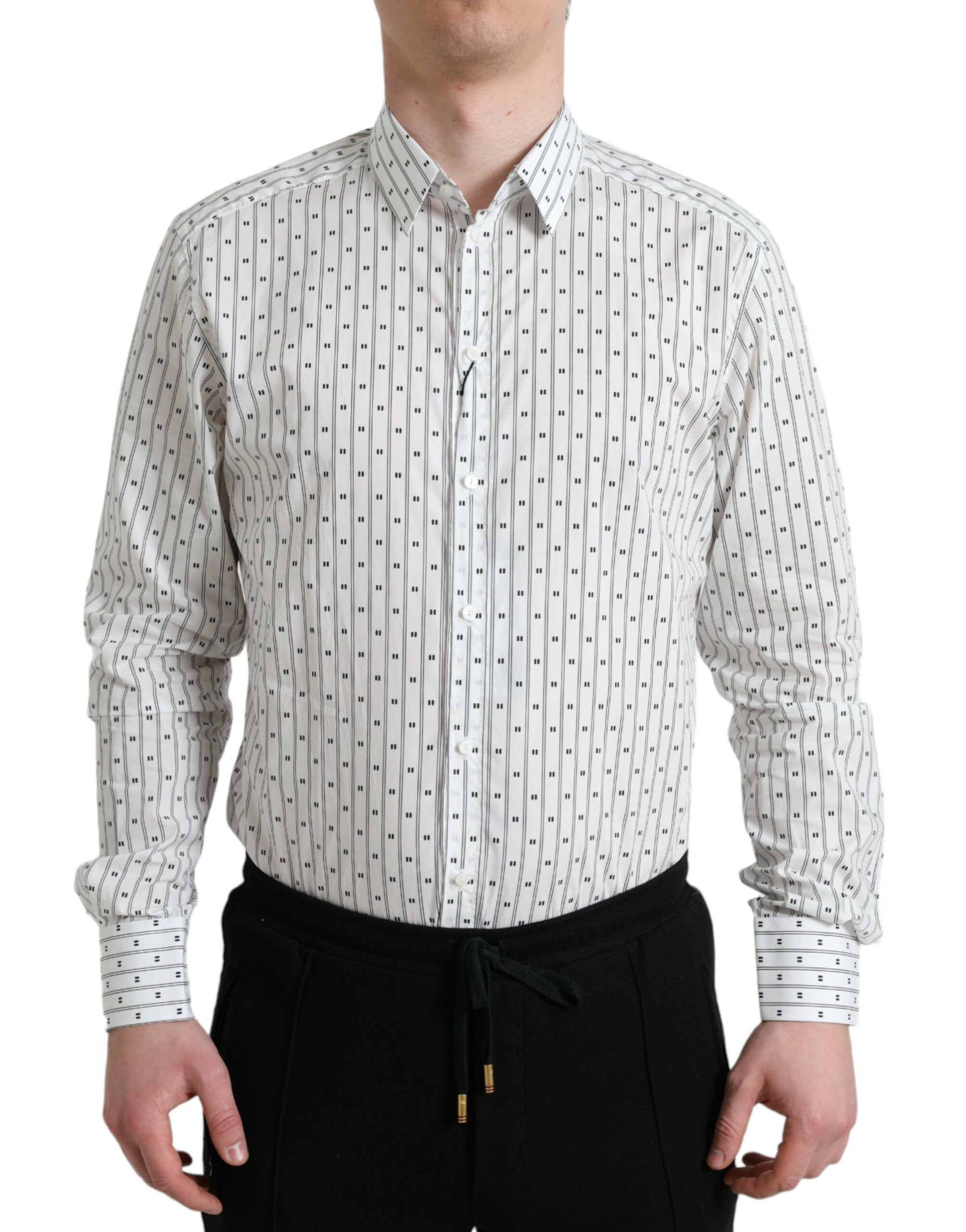 Chemise Dolce & Gabbana GOLD blanche