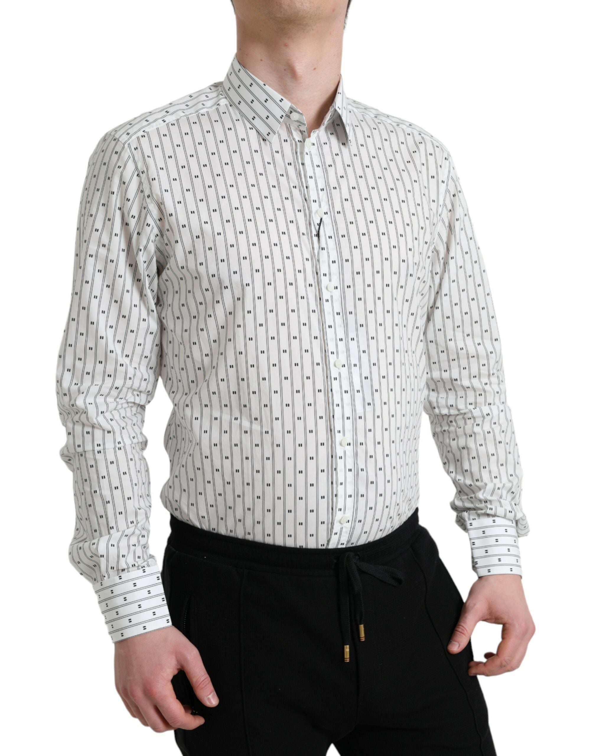 Chemise Dolce & Gabbana GOLD blanche