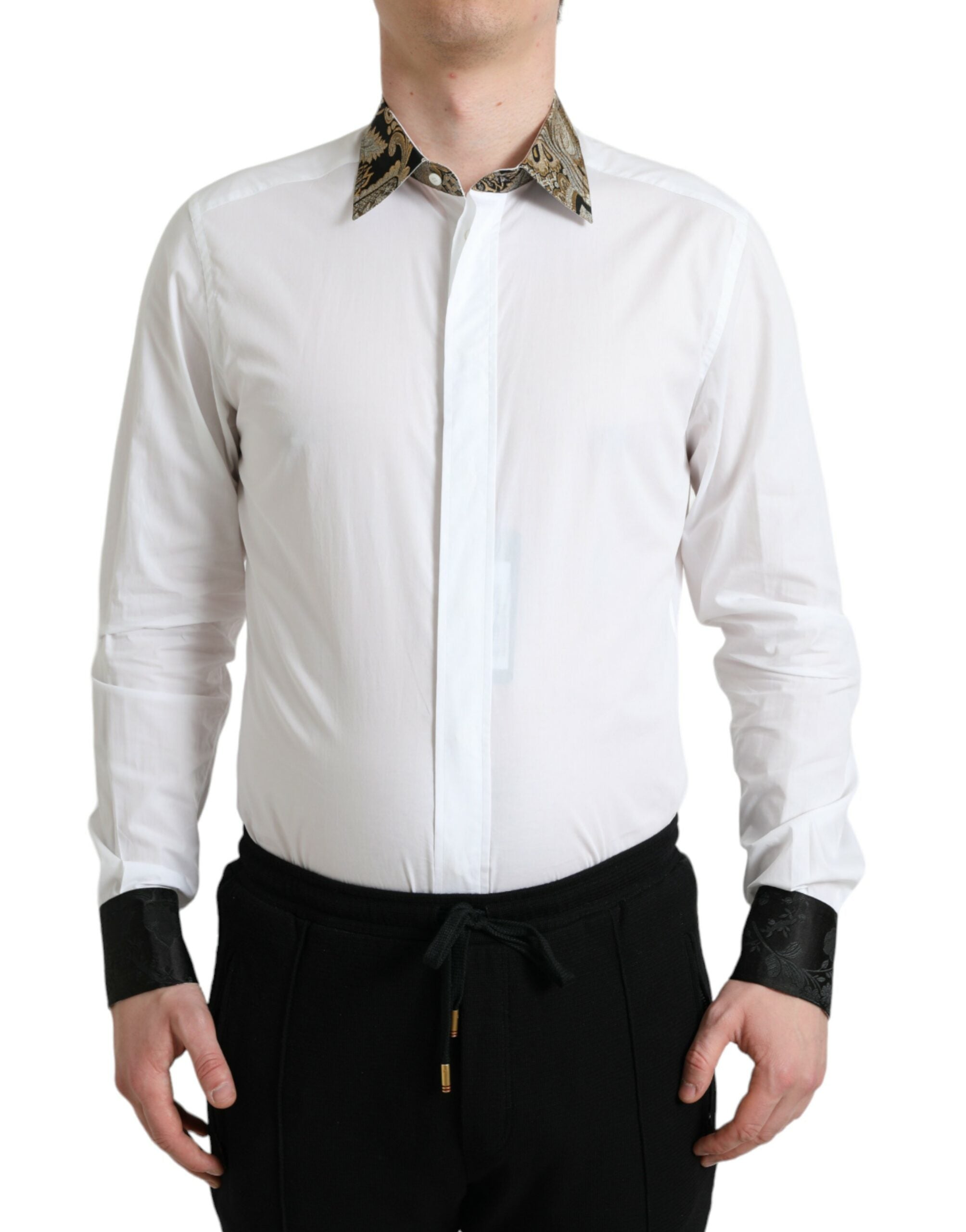 Chemise Dolce & Gabbana GOLD blanche
