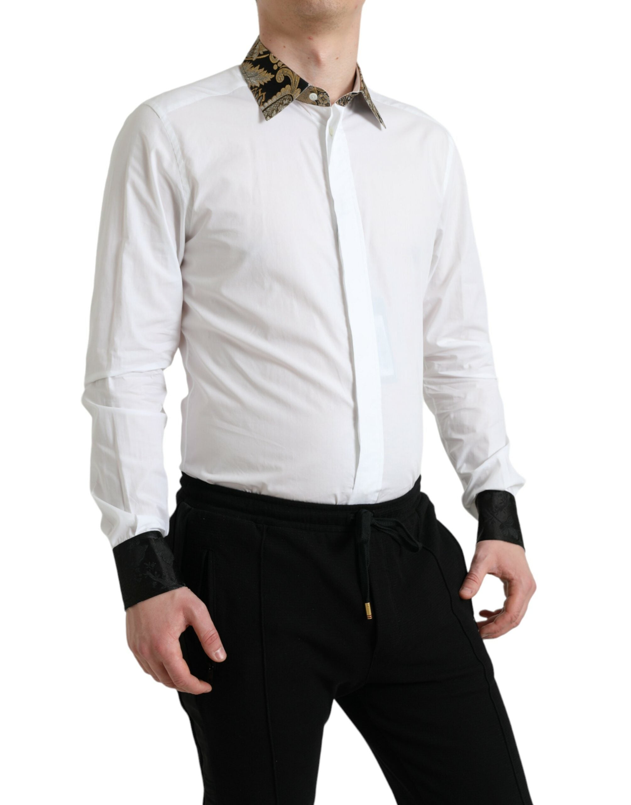 Chemise Dolce & Gabbana GOLD blanche