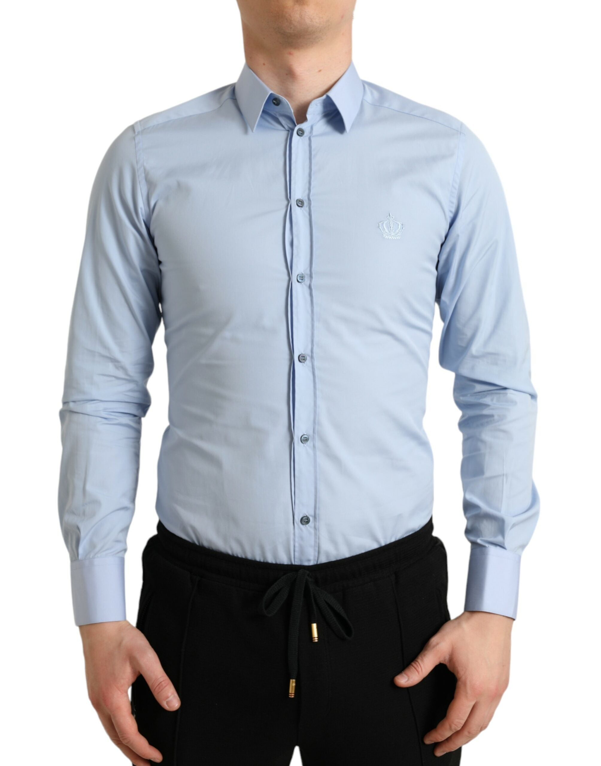 Chemise Dolce & Gabbana GOLD bleue