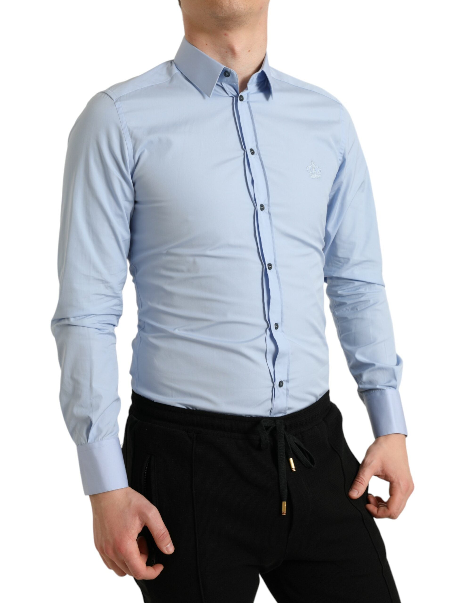Chemise Dolce & Gabbana GOLD bleue