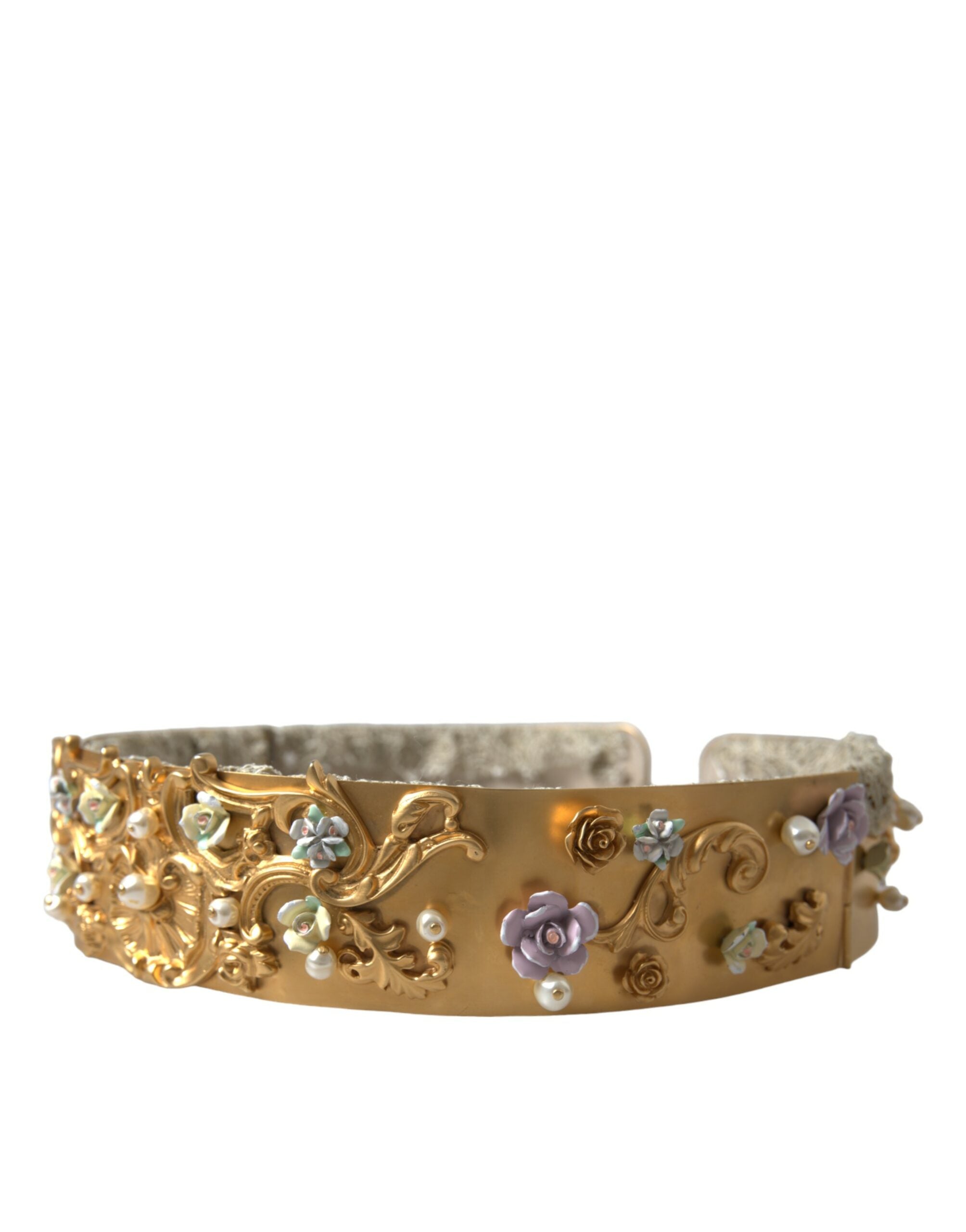Ceinture Dolce & Gabbana Studded dorée