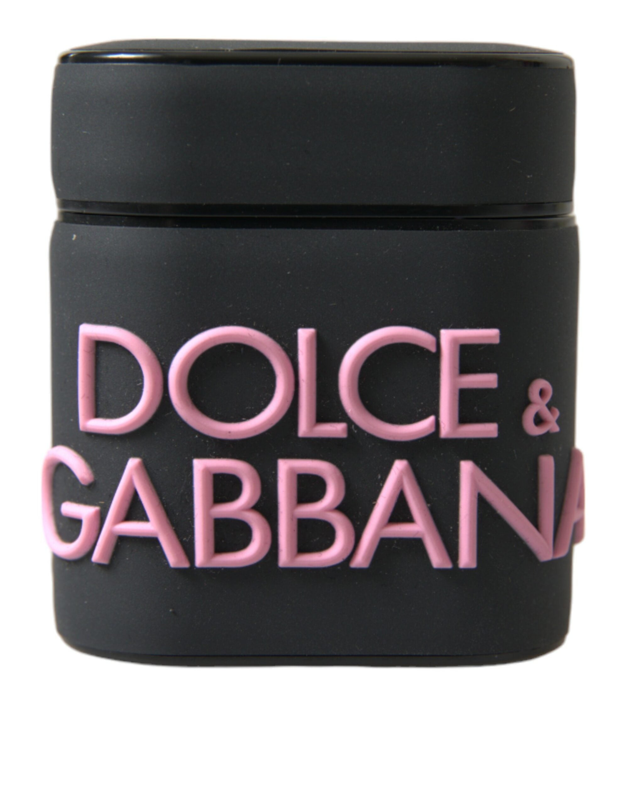 Coque Dolce & Gabbana Airpods noire et rose