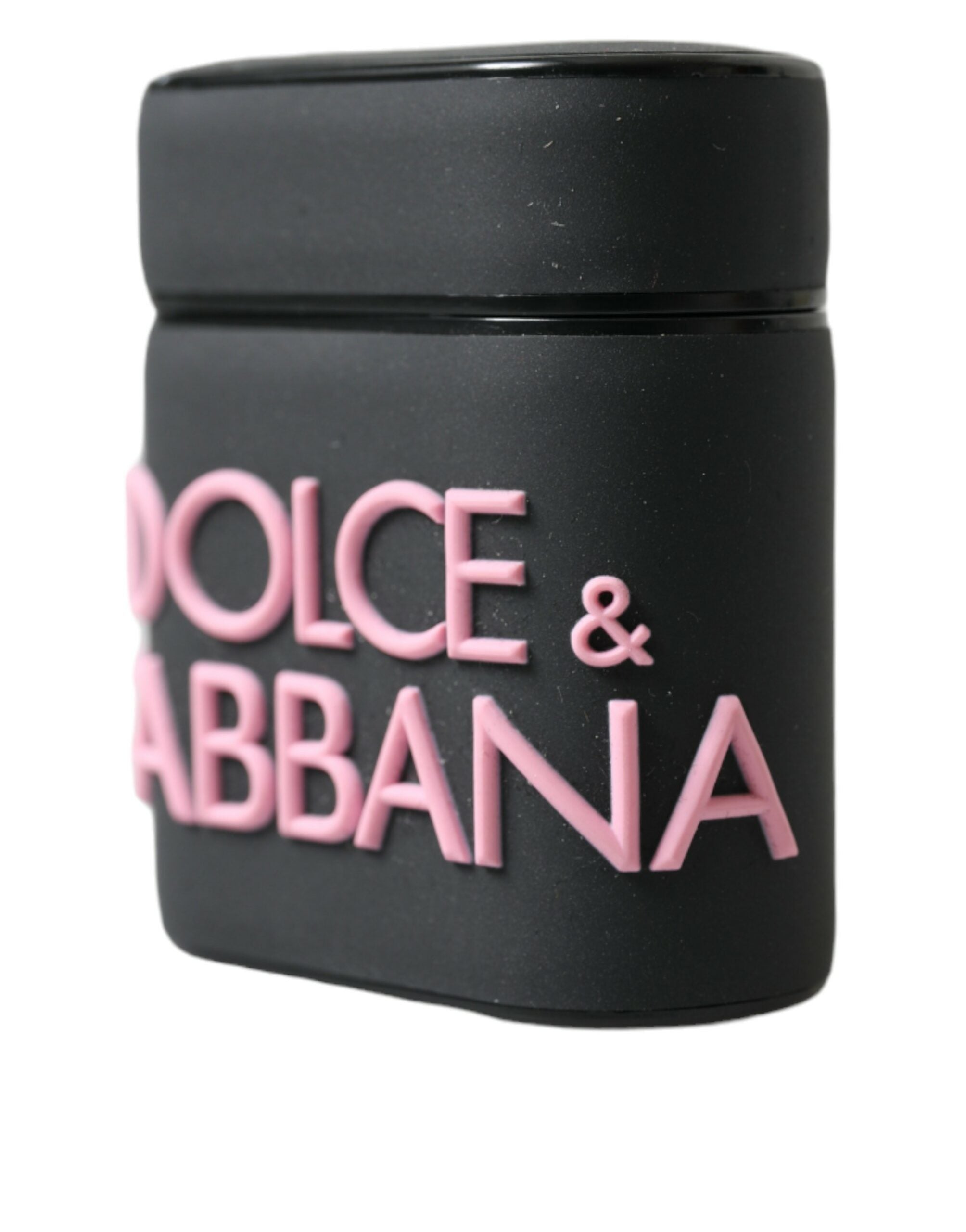 Coque Dolce & Gabbana Airpods noire et rose