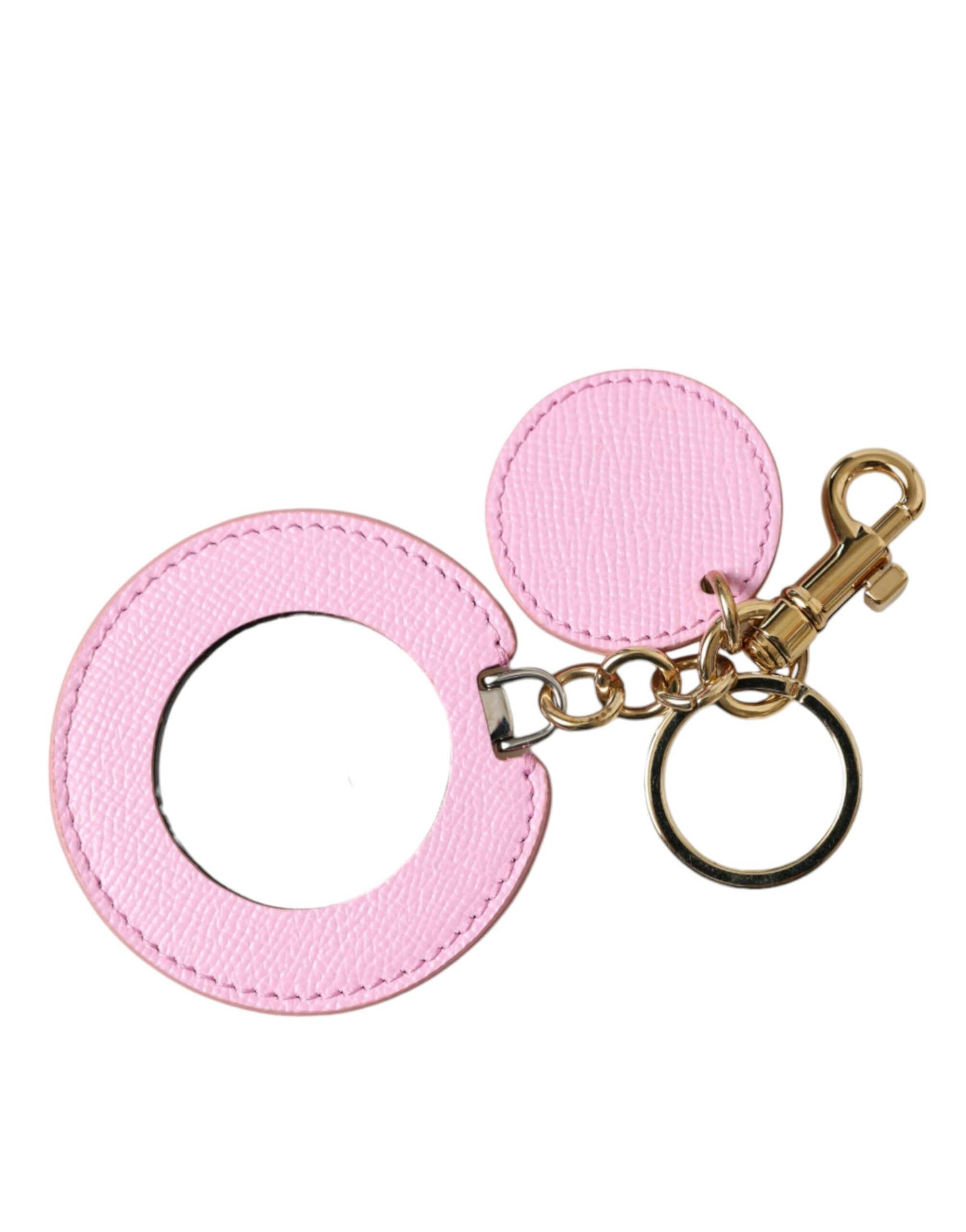 Porte-clés Dolce & Gabbana rose et or