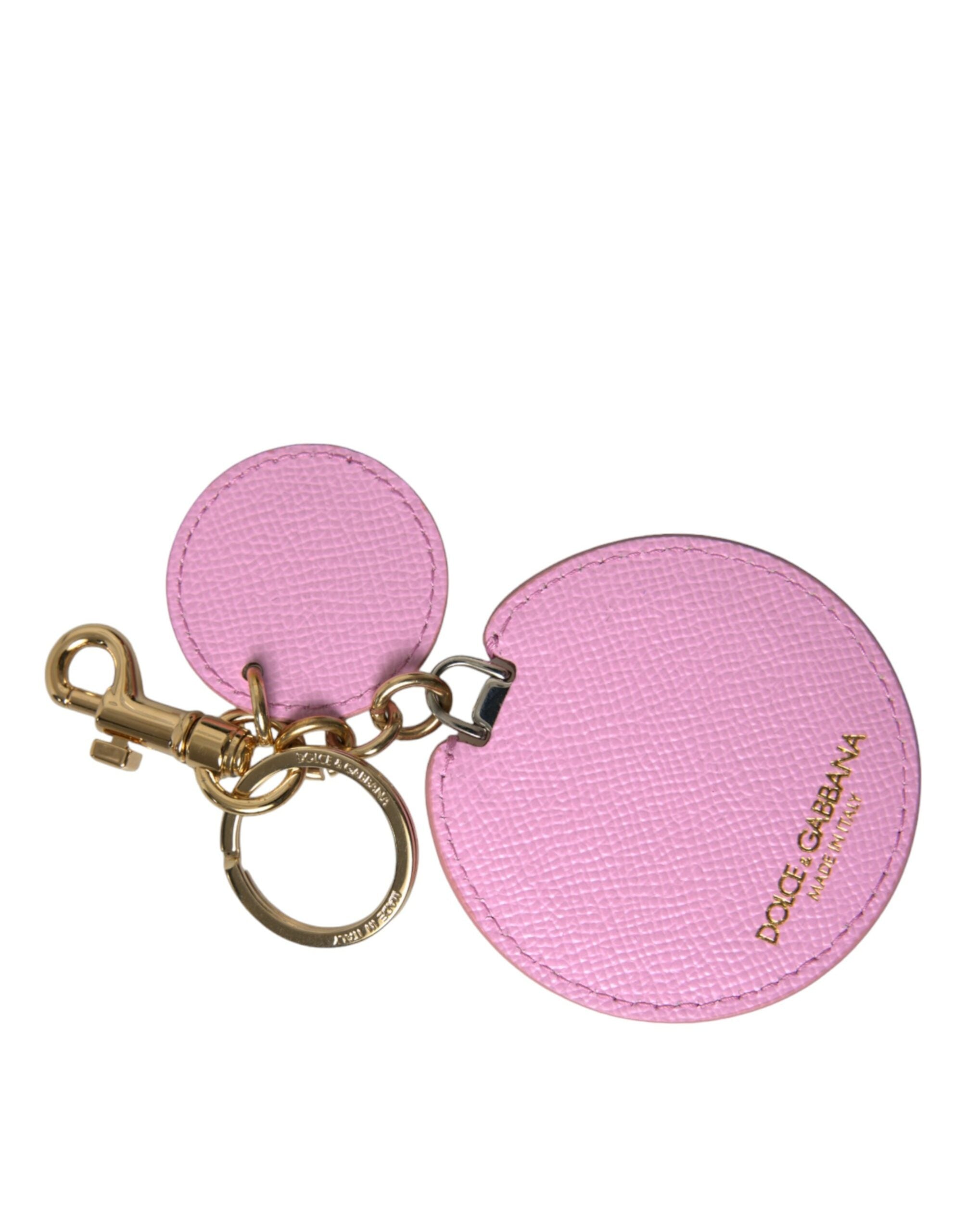 Porte-clés Dolce & Gabbana rose et or
