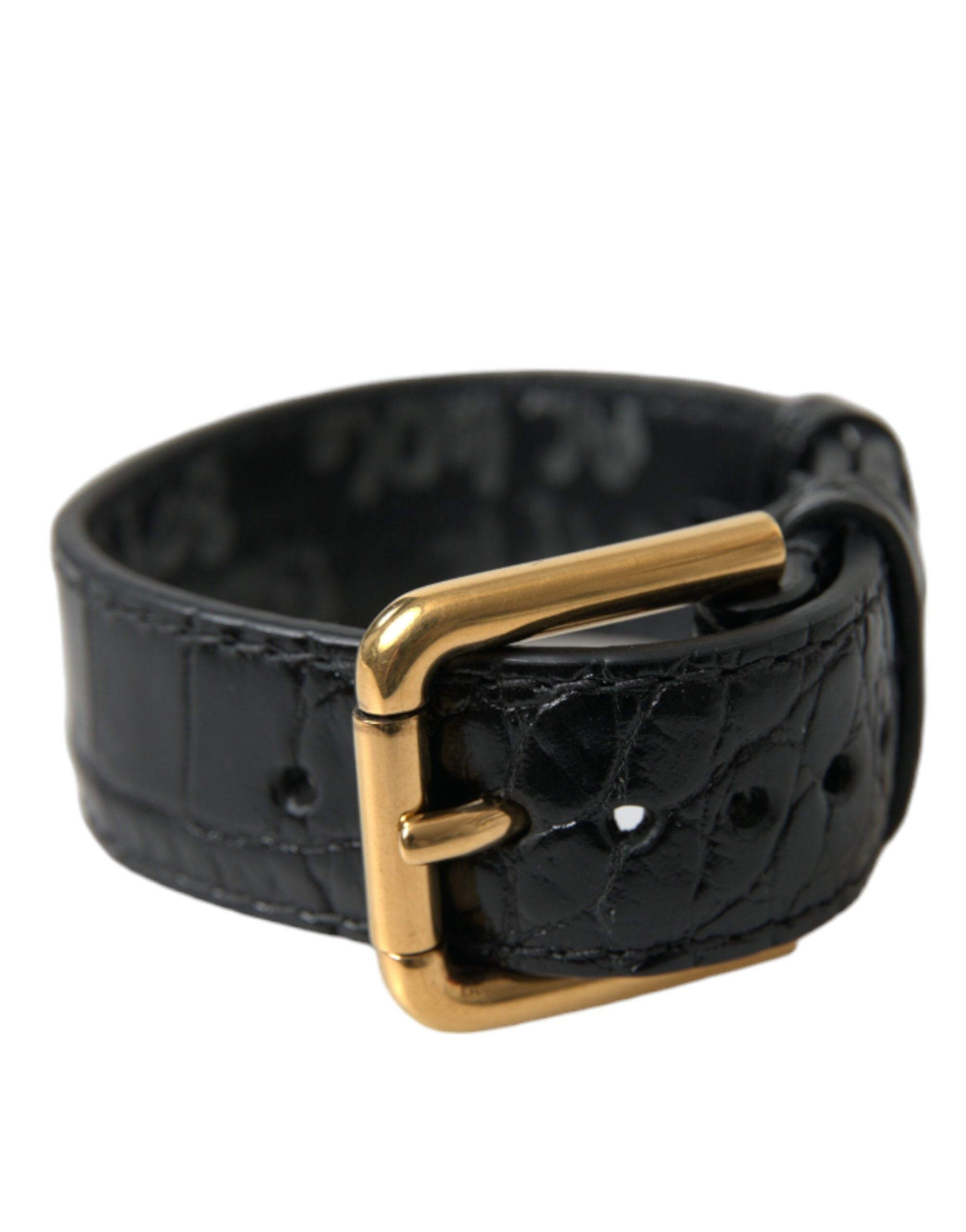 Bracelet Dolce & Gabbana noir doré