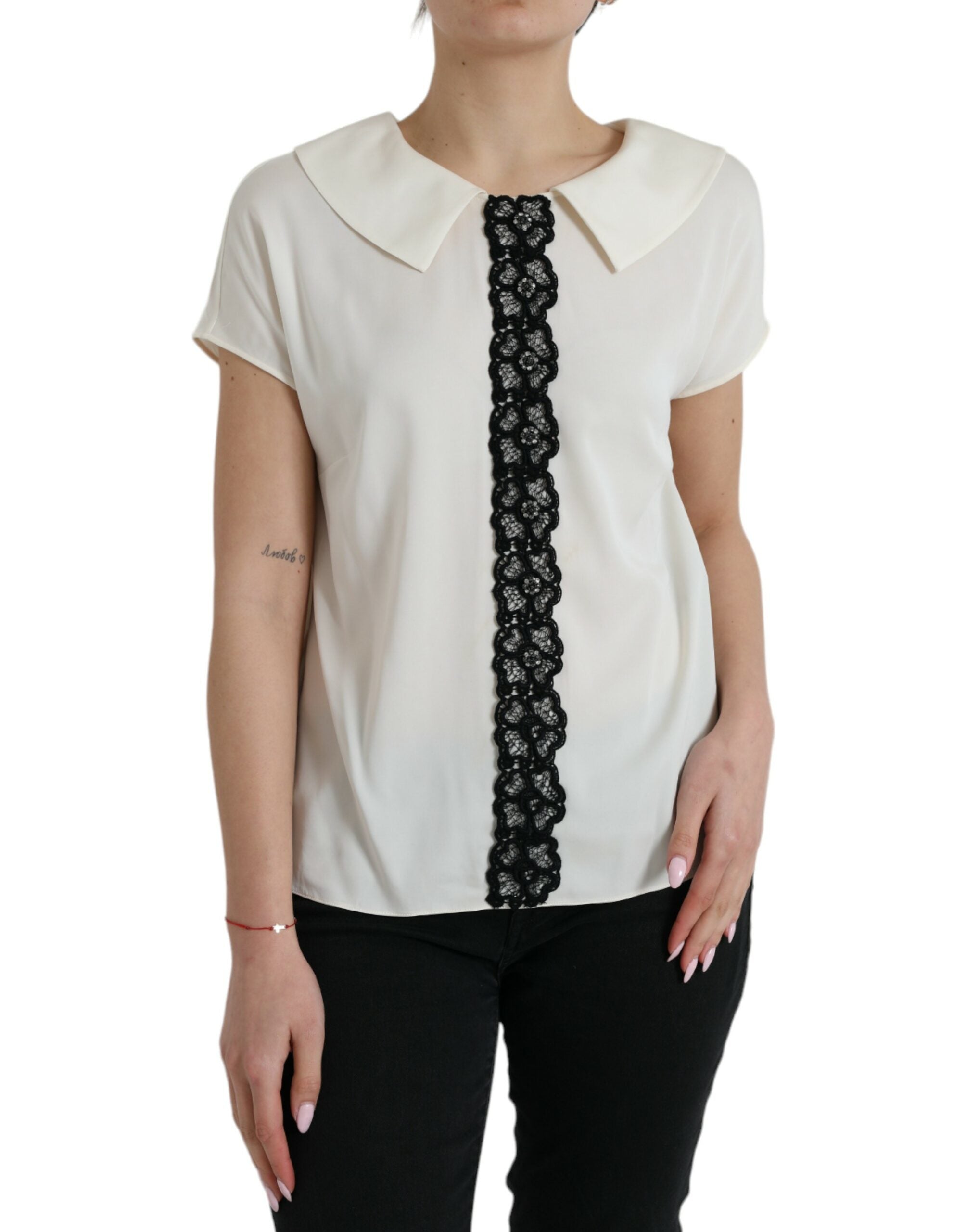 Blouse Dolce & Gabbana coller beige