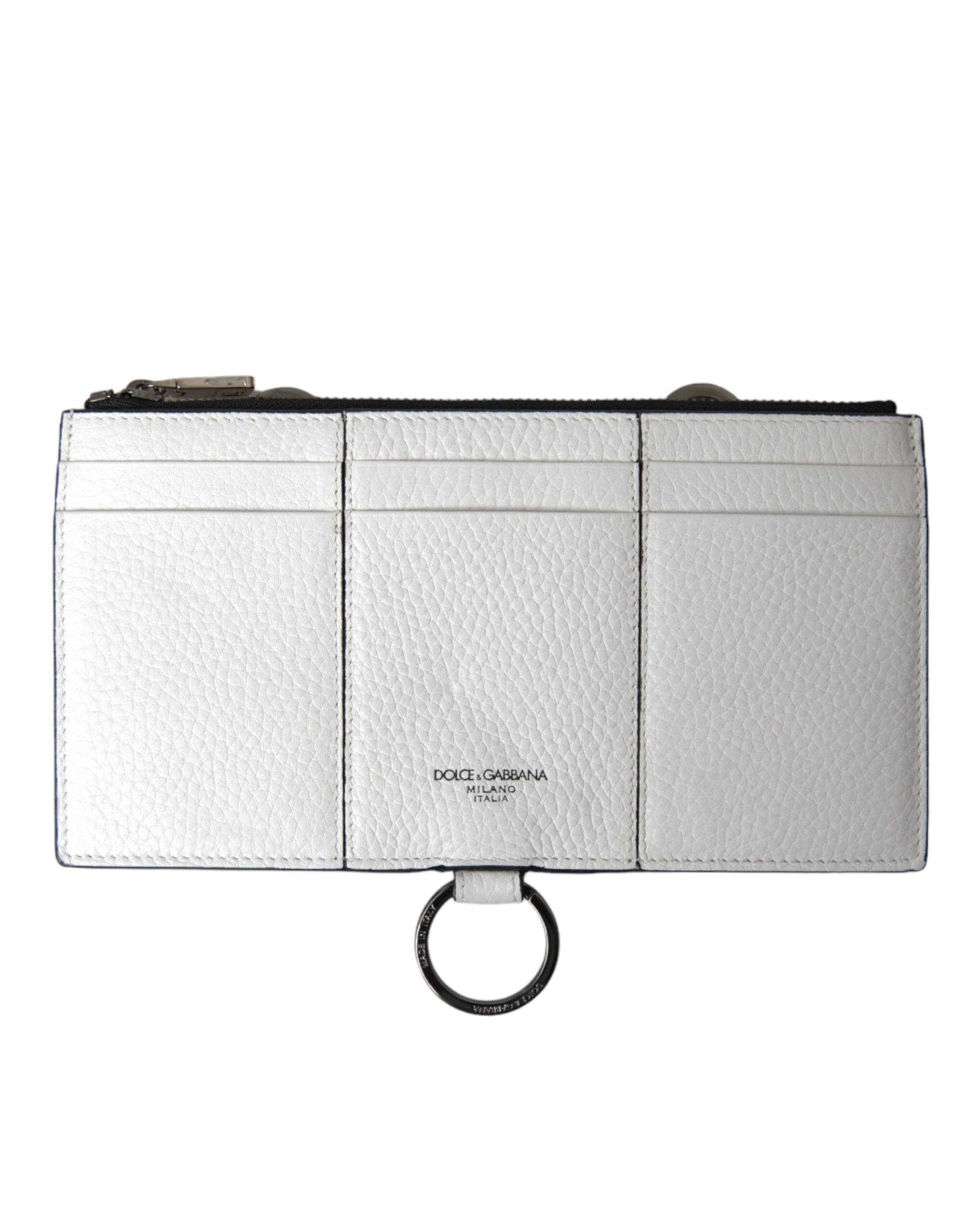 Portefeuille Dolce & Gabbana crossbody blanc