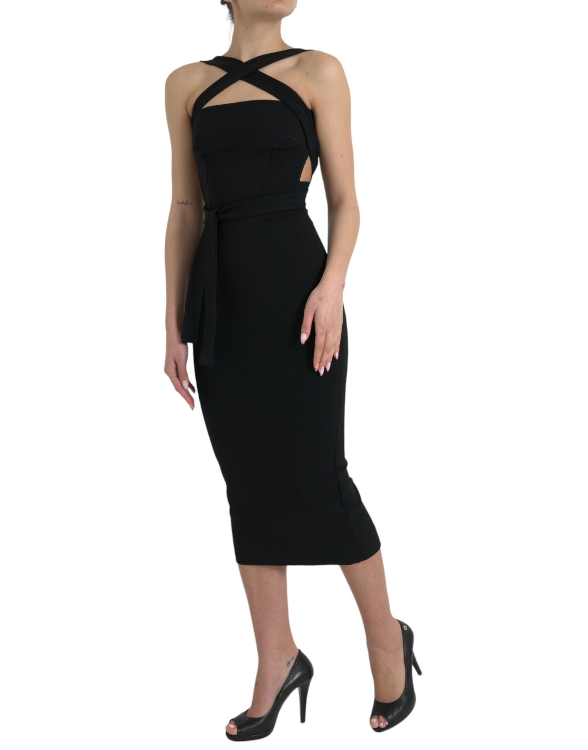 Robe Dolce & Gabbana Halter noire