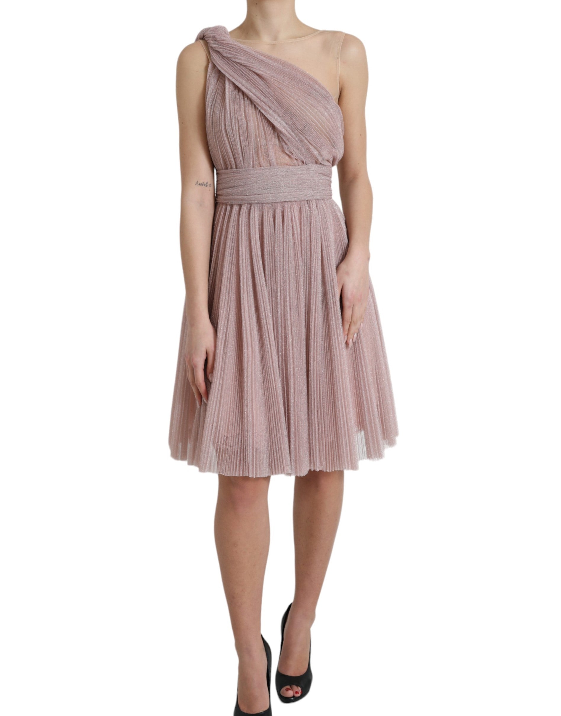 Robe Dolce & Gabbana asymétrique lilas