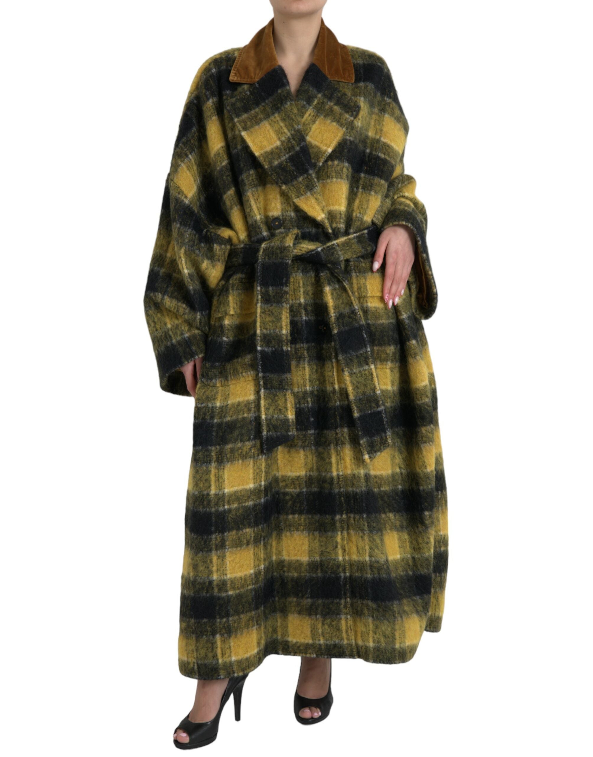 Manteau Dolce & Gabbana long jaune