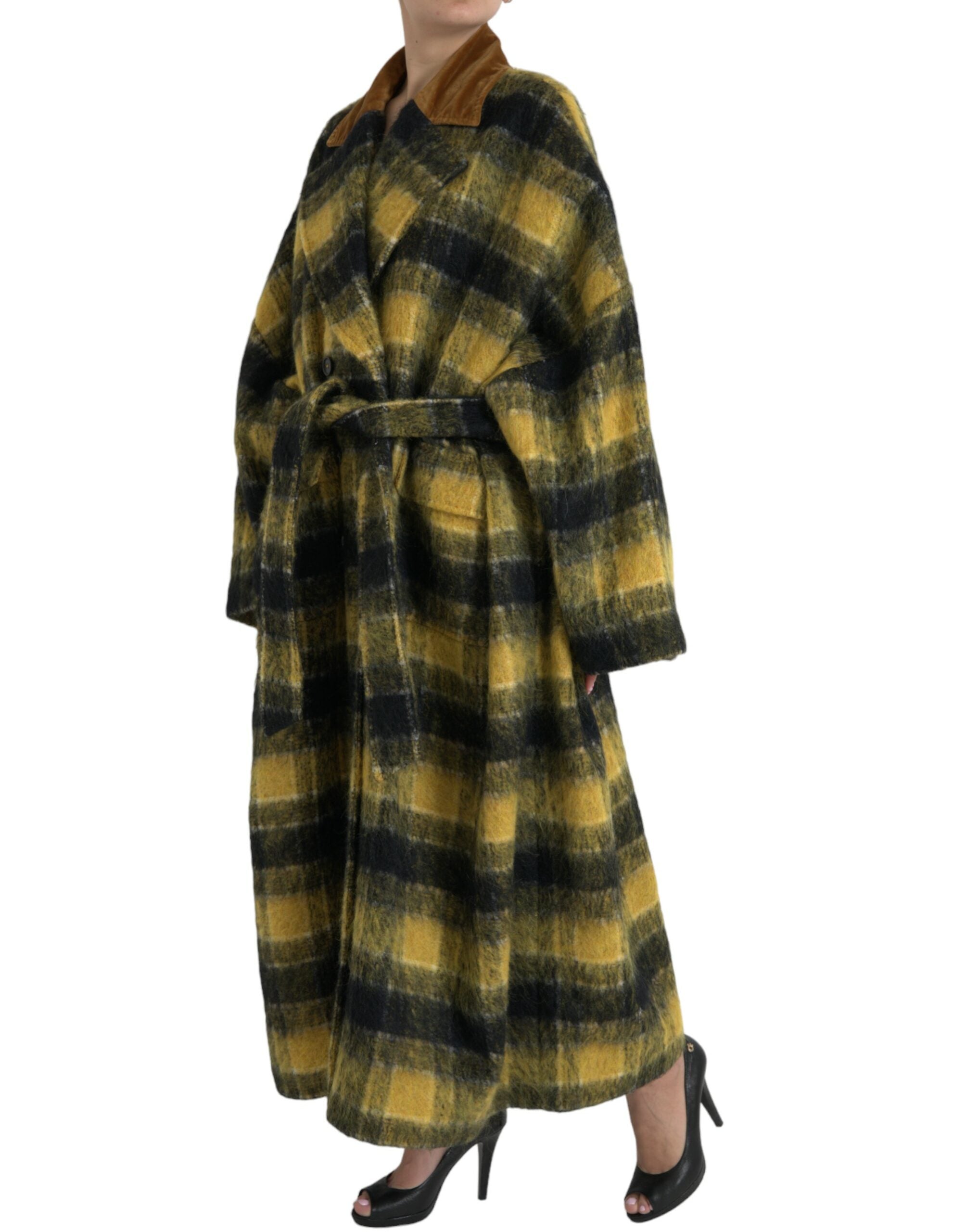 Manteau Dolce & Gabbana long jaune